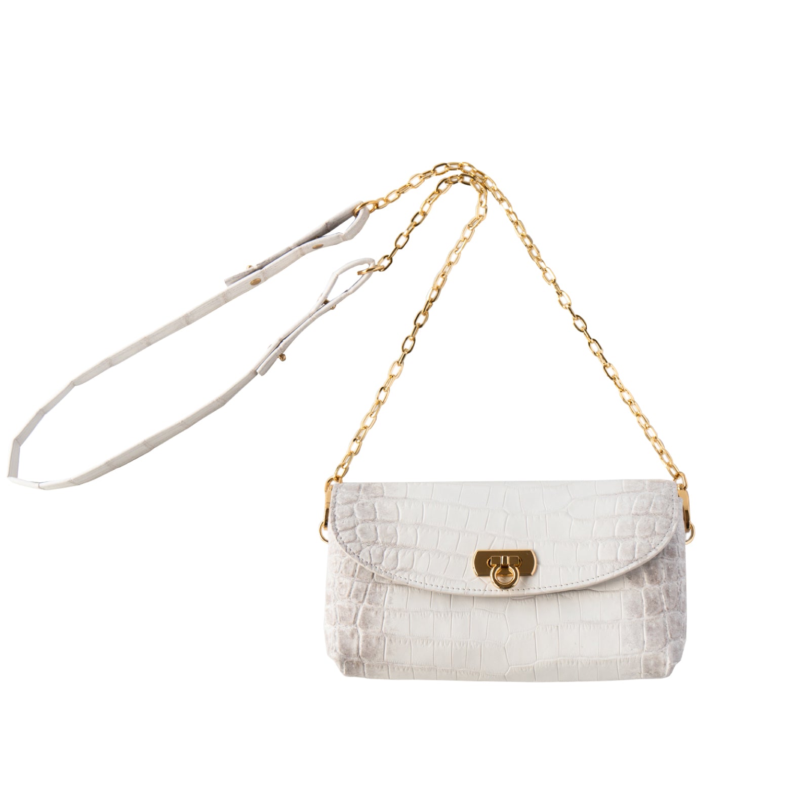 【おつとめ品セール】フルール ミリオン ポシェット ヒマラヤクロコダイル