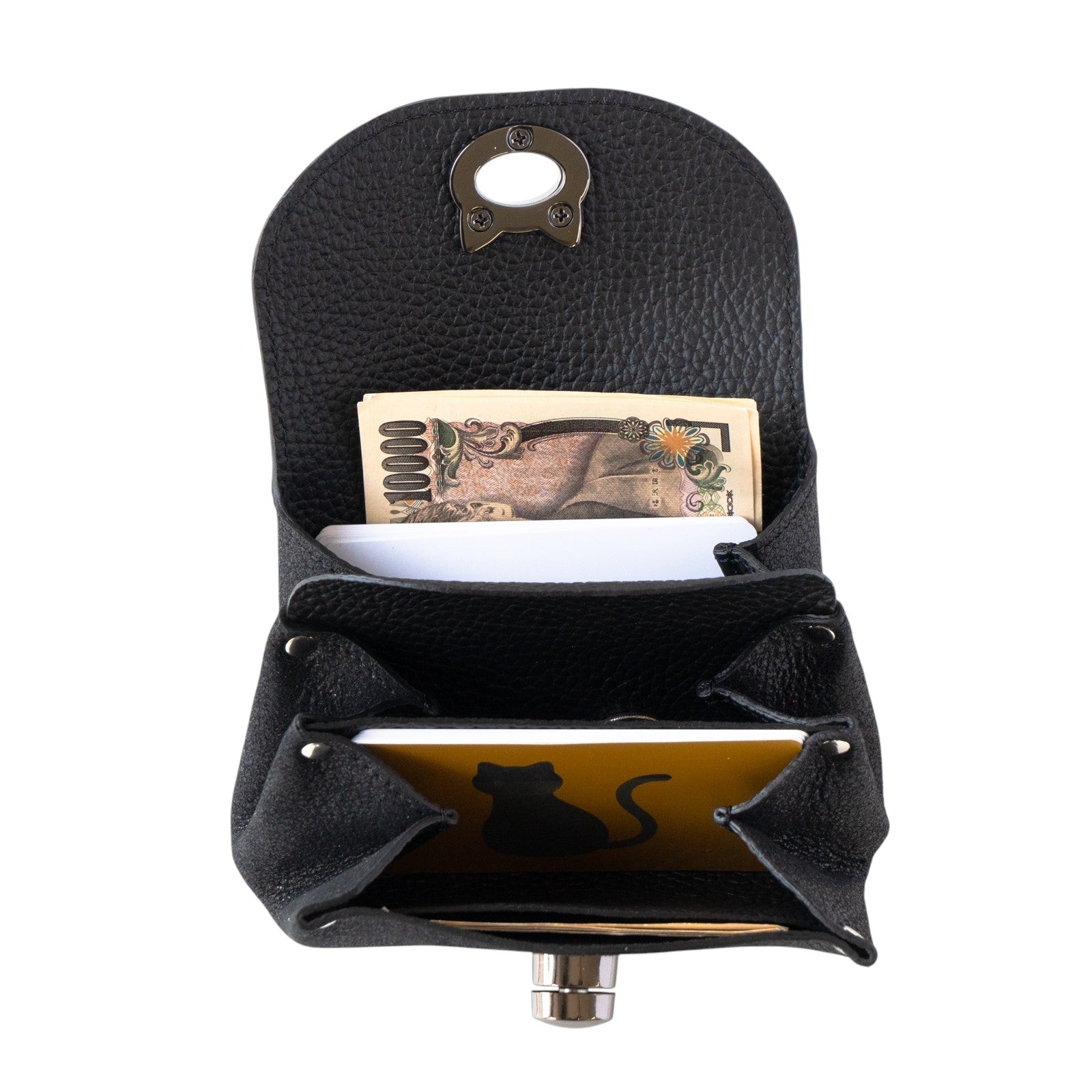 Sparkling Shell Wallet CAT / Black