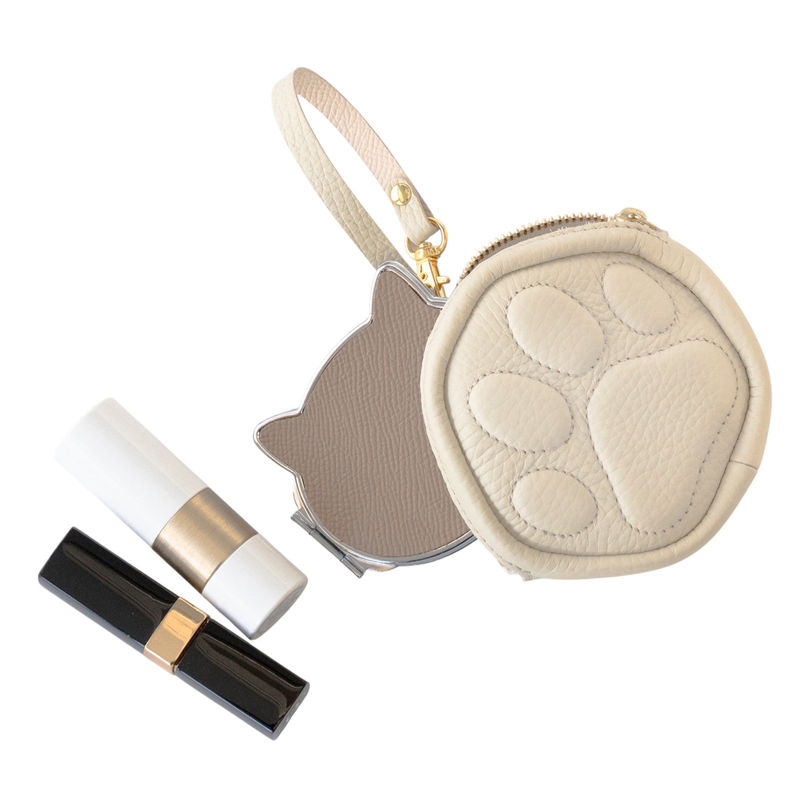 【2/21(土)22:00~23(月)23:59】【猫の日限定】PAWうちのこチャームポーチ キュイール・マッシュ / メレンゲ