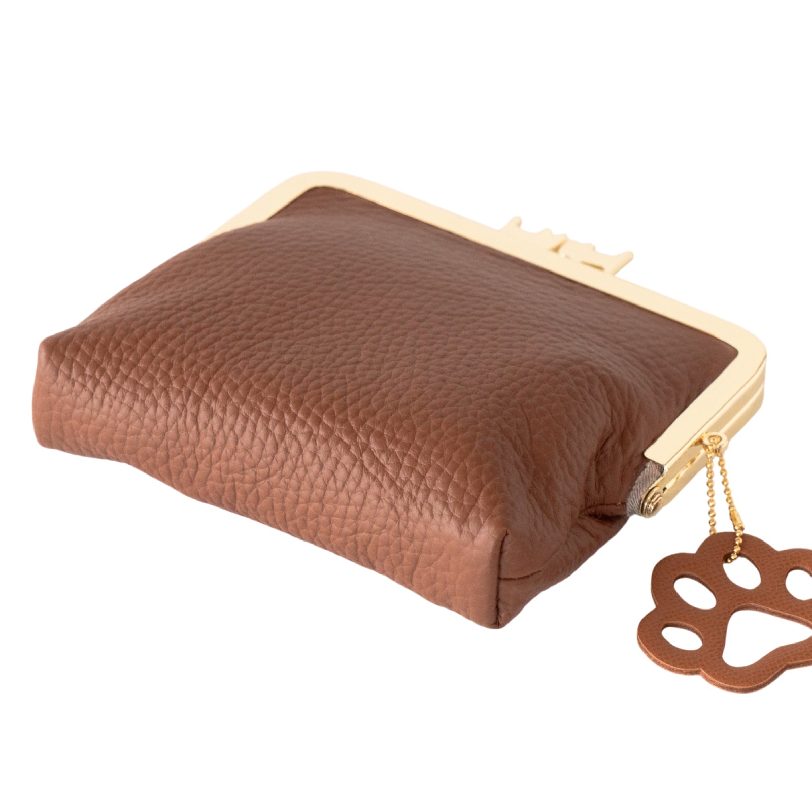 にゃまぐちウォレット キュイール・マッシュ / キャメル