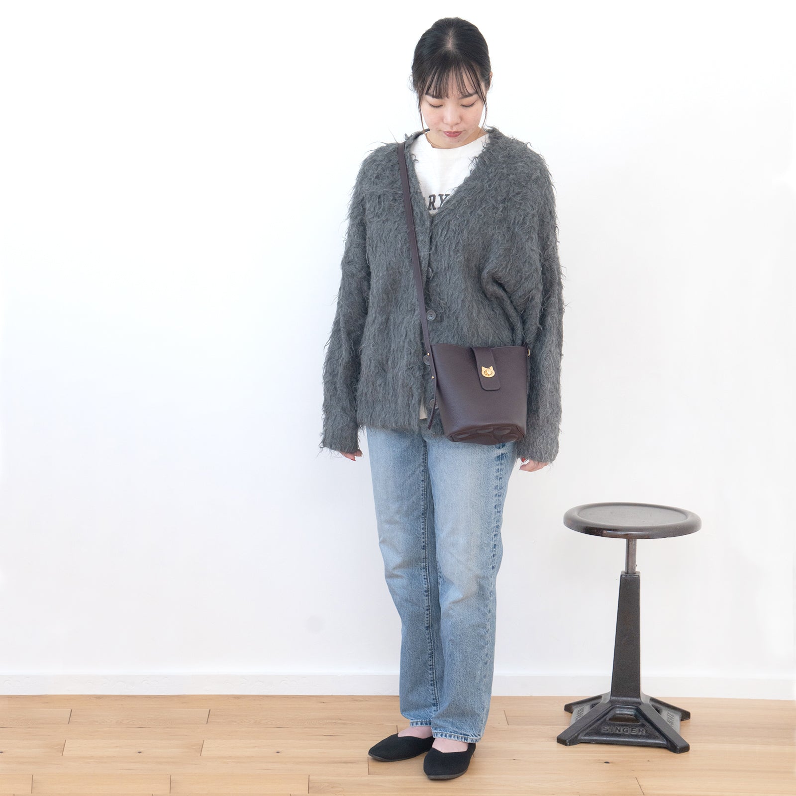 【9/7(日)22:00~ 26時間限定販売】【数量限定】ショルダーバッグ PAW (パウ) キュイール・マッシュ / レザン