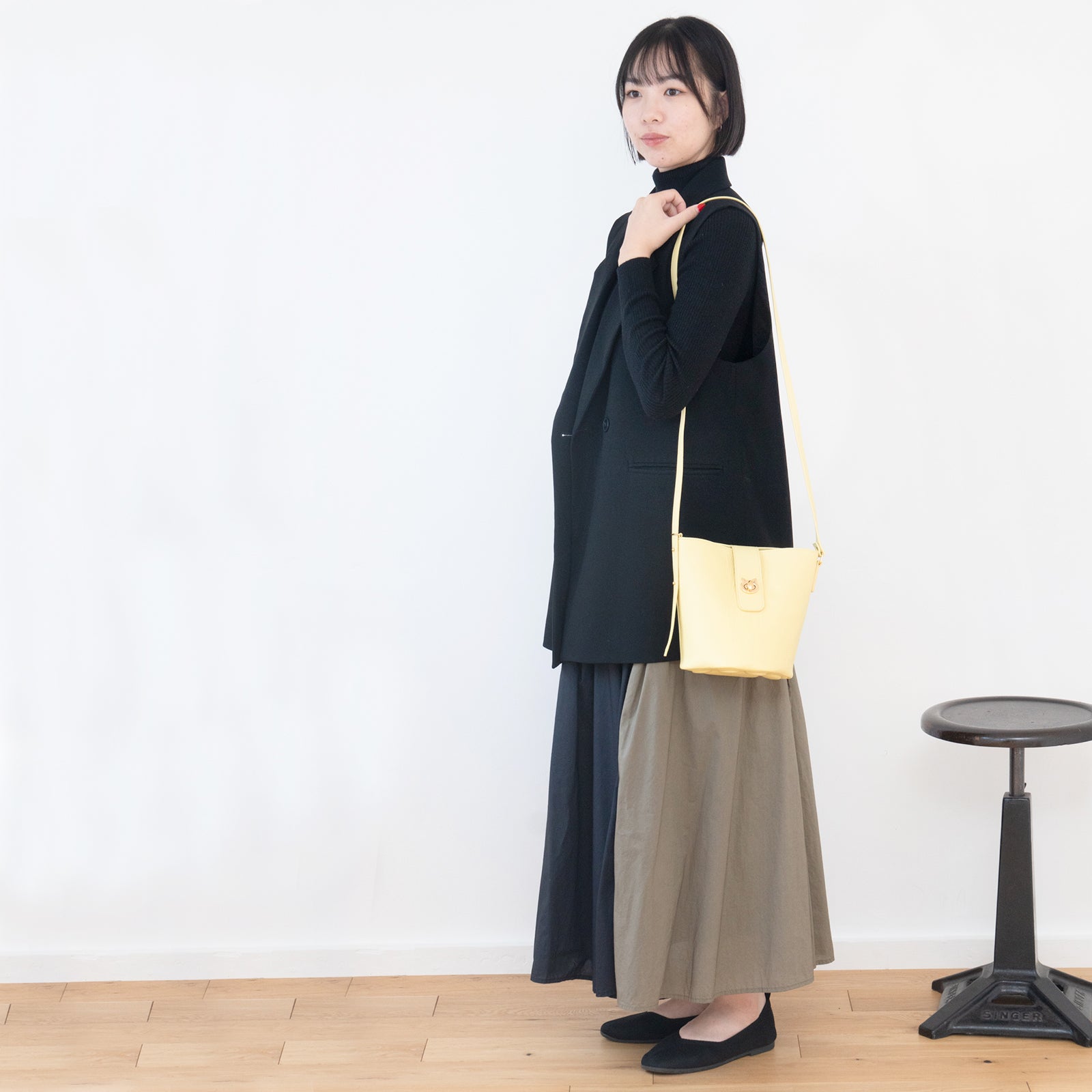 【3/20(金)20:00~ 数量限定】【さくらねこの日特別SET】ショルダーバッグ PAW (パウ) さくらねこチャームSET / ジョーヌプッサン