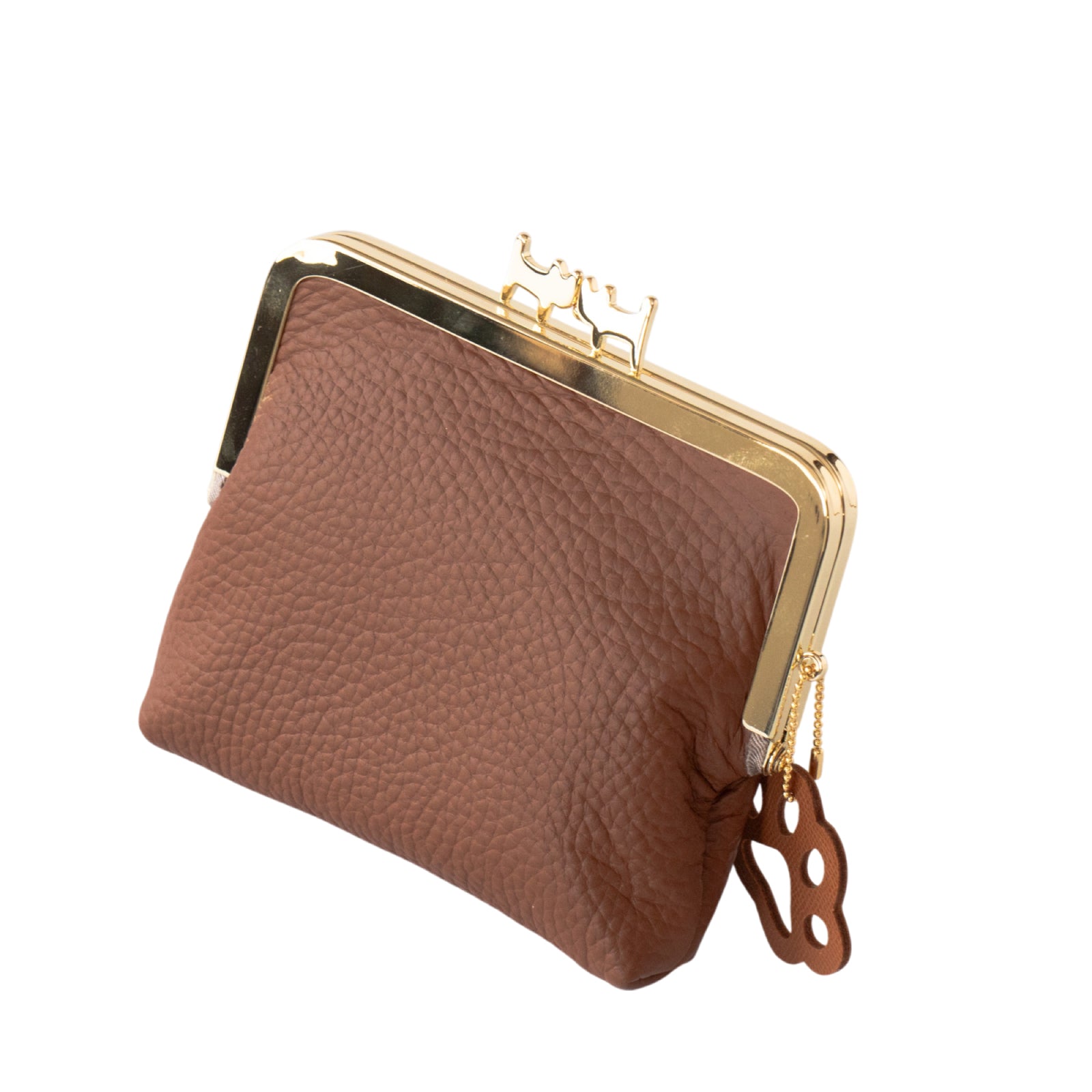 にゃまぐちウォレット キュイール・マッシュ / キャメル