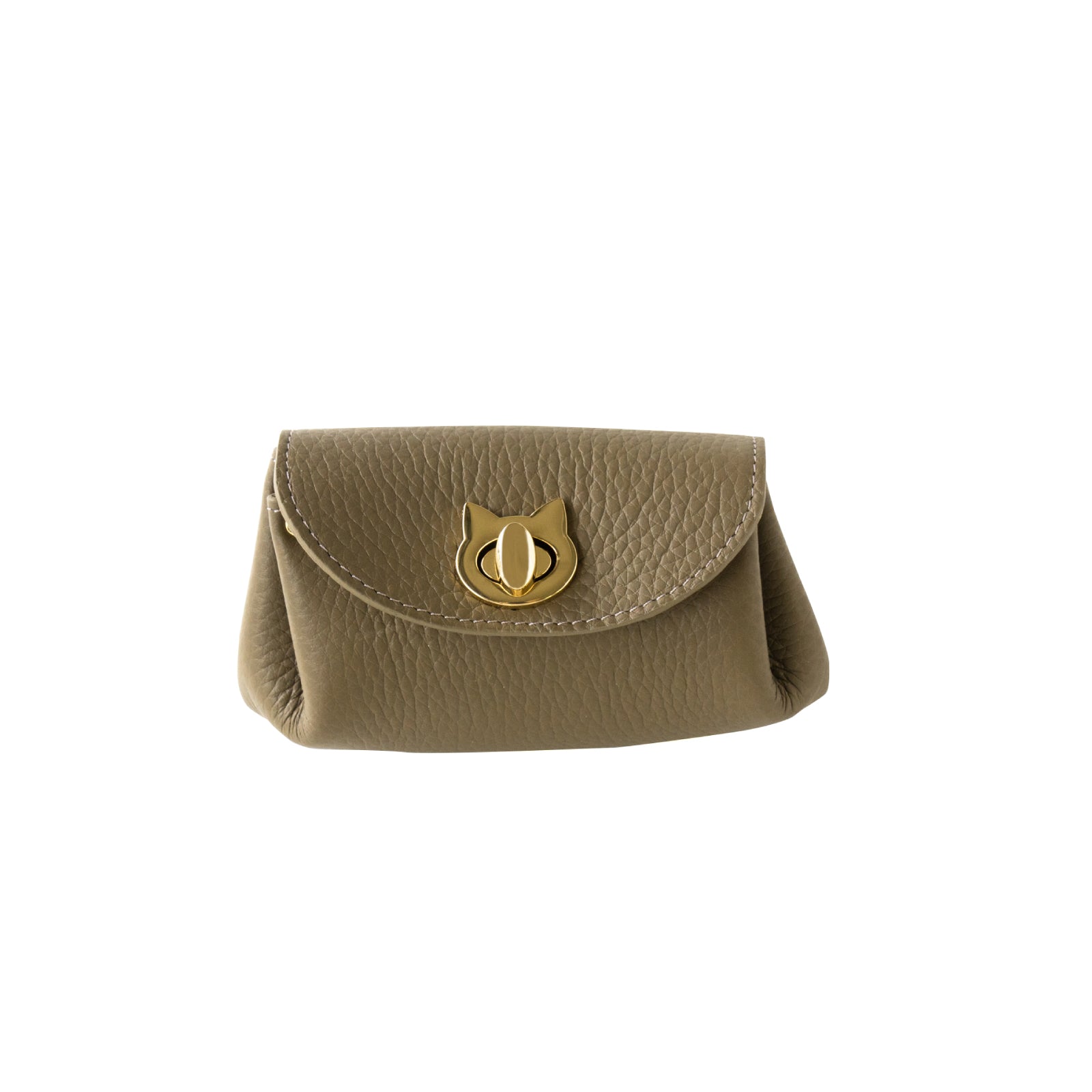 Shell pouch CAT Taurillon Clemence / Etoupe