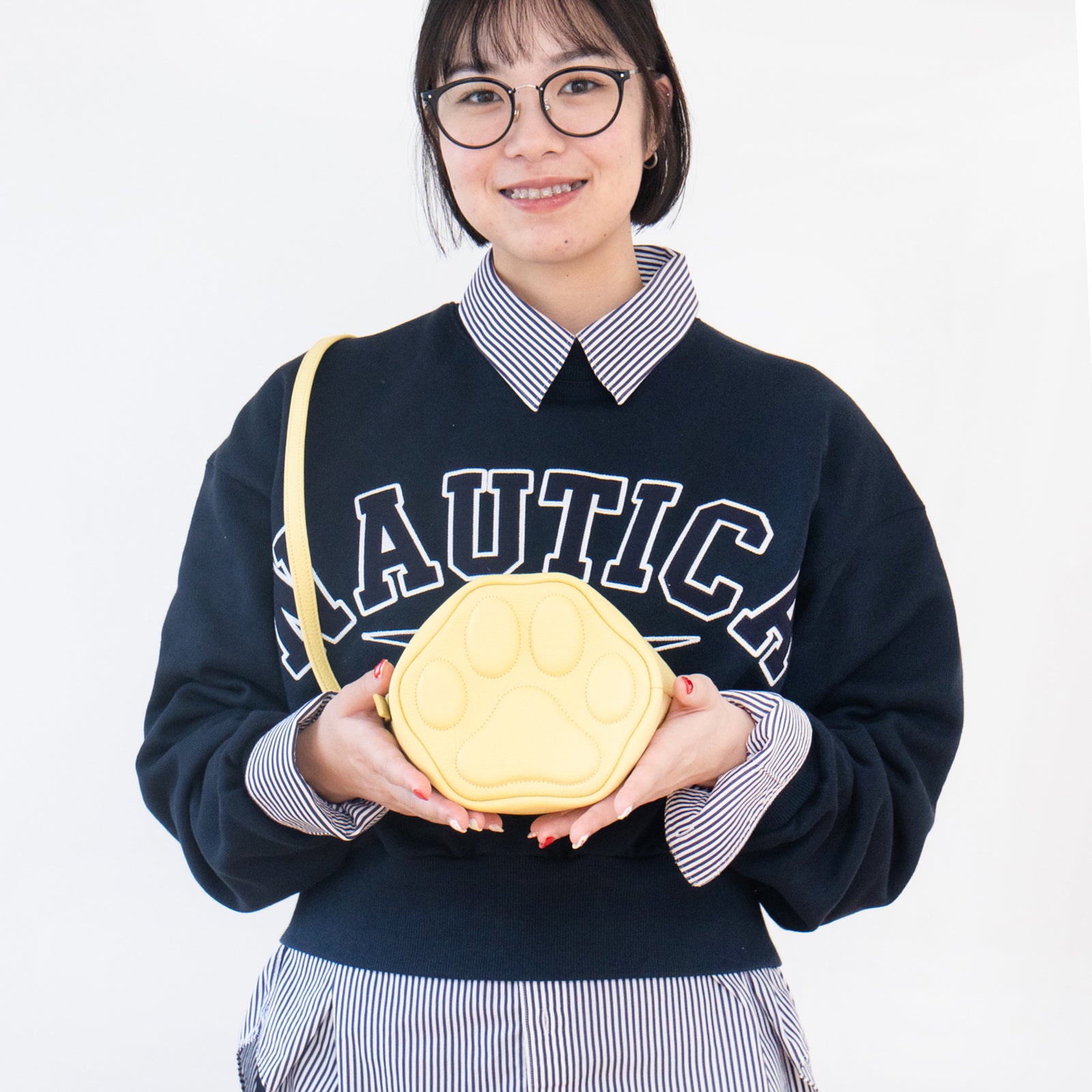 【3/20(金)20:00~ 数量限定】【さくらねこの日特別SET】ショルダーバッグ PAW (パウ) さくらねこチャームSET / ジョーヌプッサン