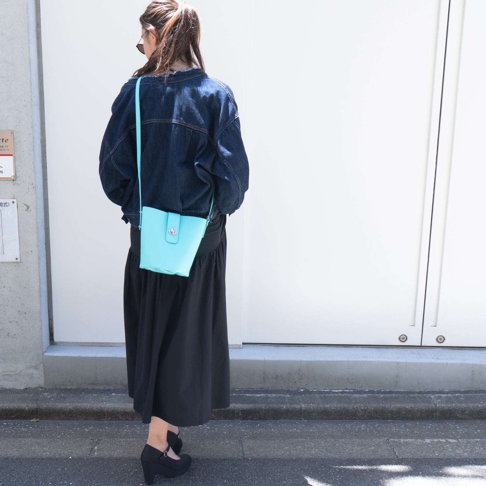 【期間限定:4/24(金)22:00〜26(日)】【受注生産】 ショルダーバッグ PAW (パウ) キュイール・マッシュ / ブルードラジェ