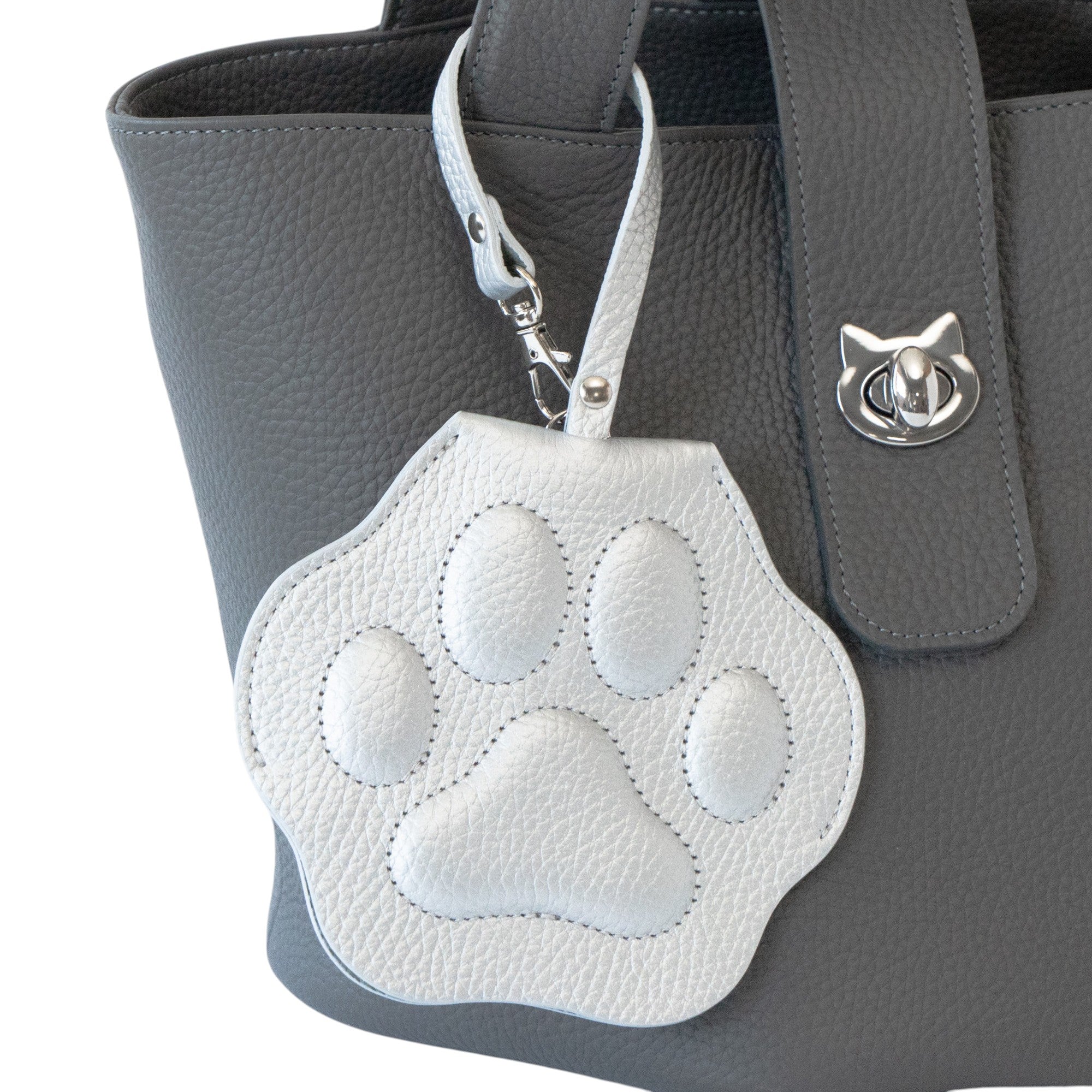 PAW Pass Case Crochette Cuir Mach / Silver