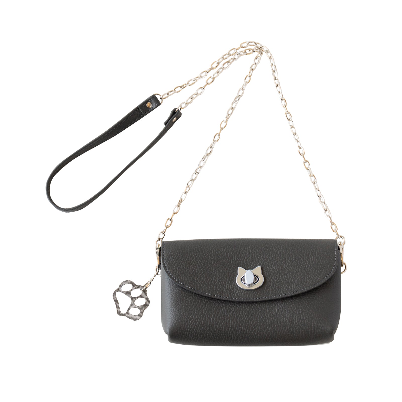 Furuna Million Pochette Cuir Mache / Graphite