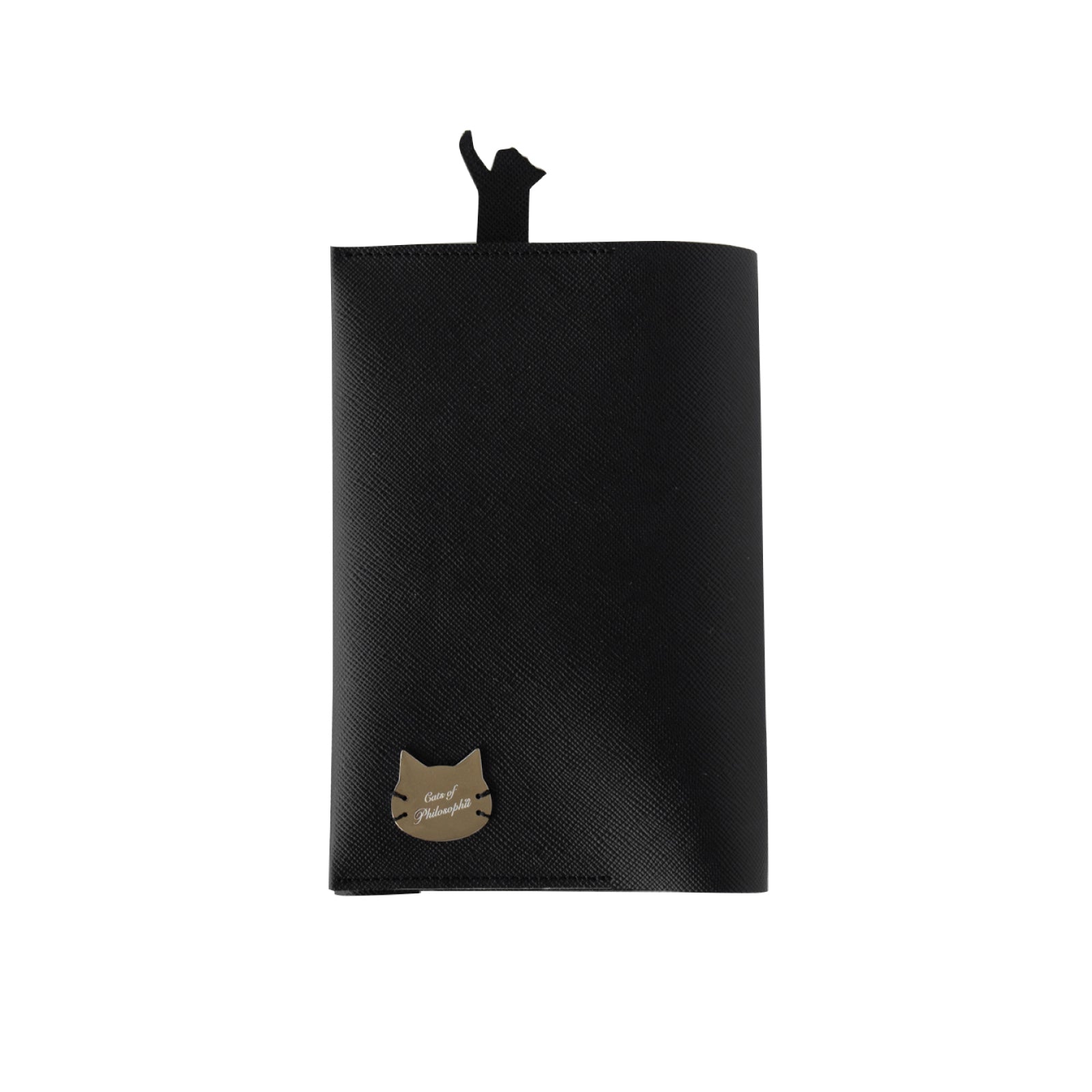 CAT Book Cover Cuir Saffian / Black