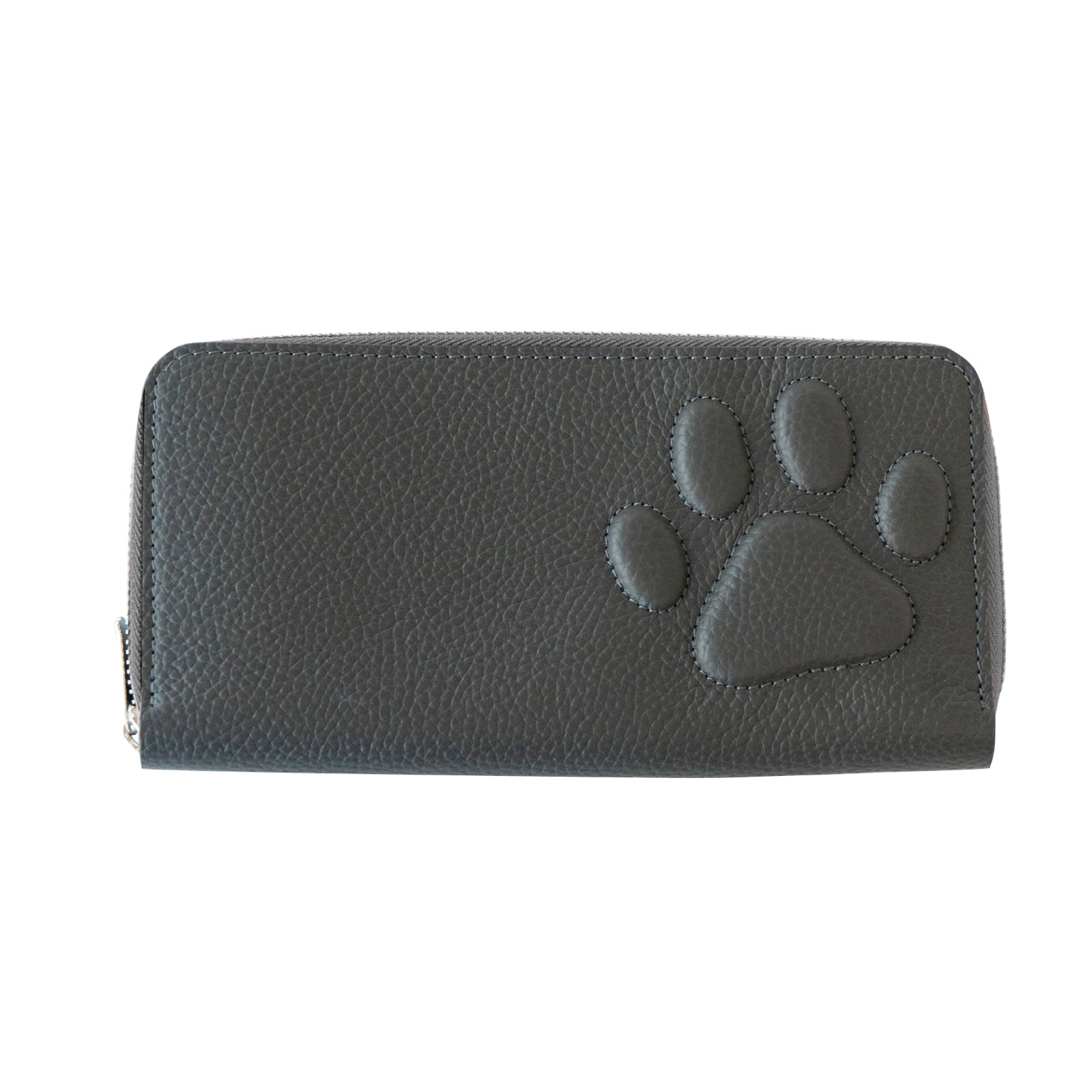 【12/7(日)22:00~ 26時間限定販売】【数量限定】PAWラウンドファスナー長財布 キュイール・マッシュ / グラファイト