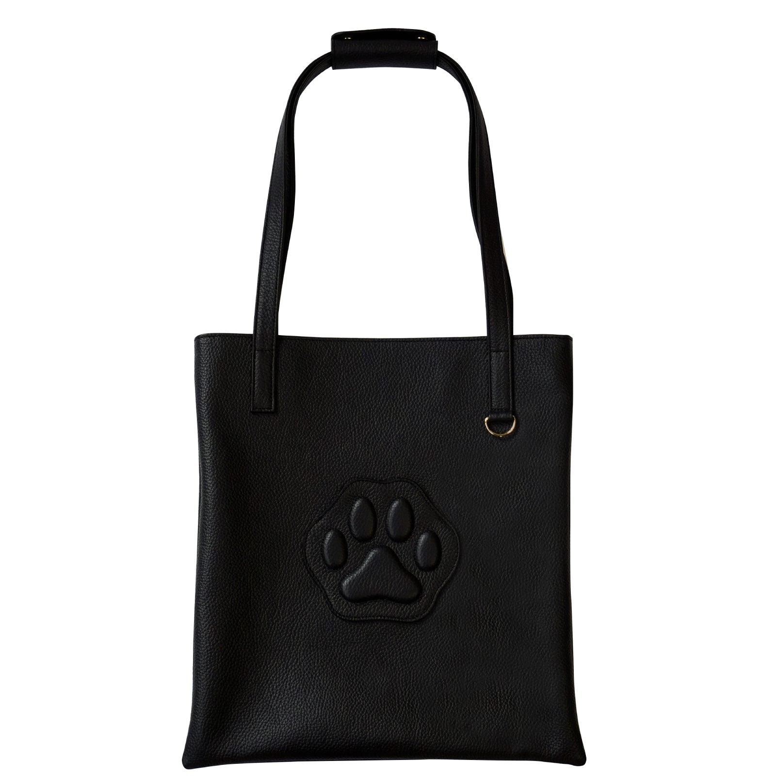 A4 Tote Bag PAW Cuir Mache / Black