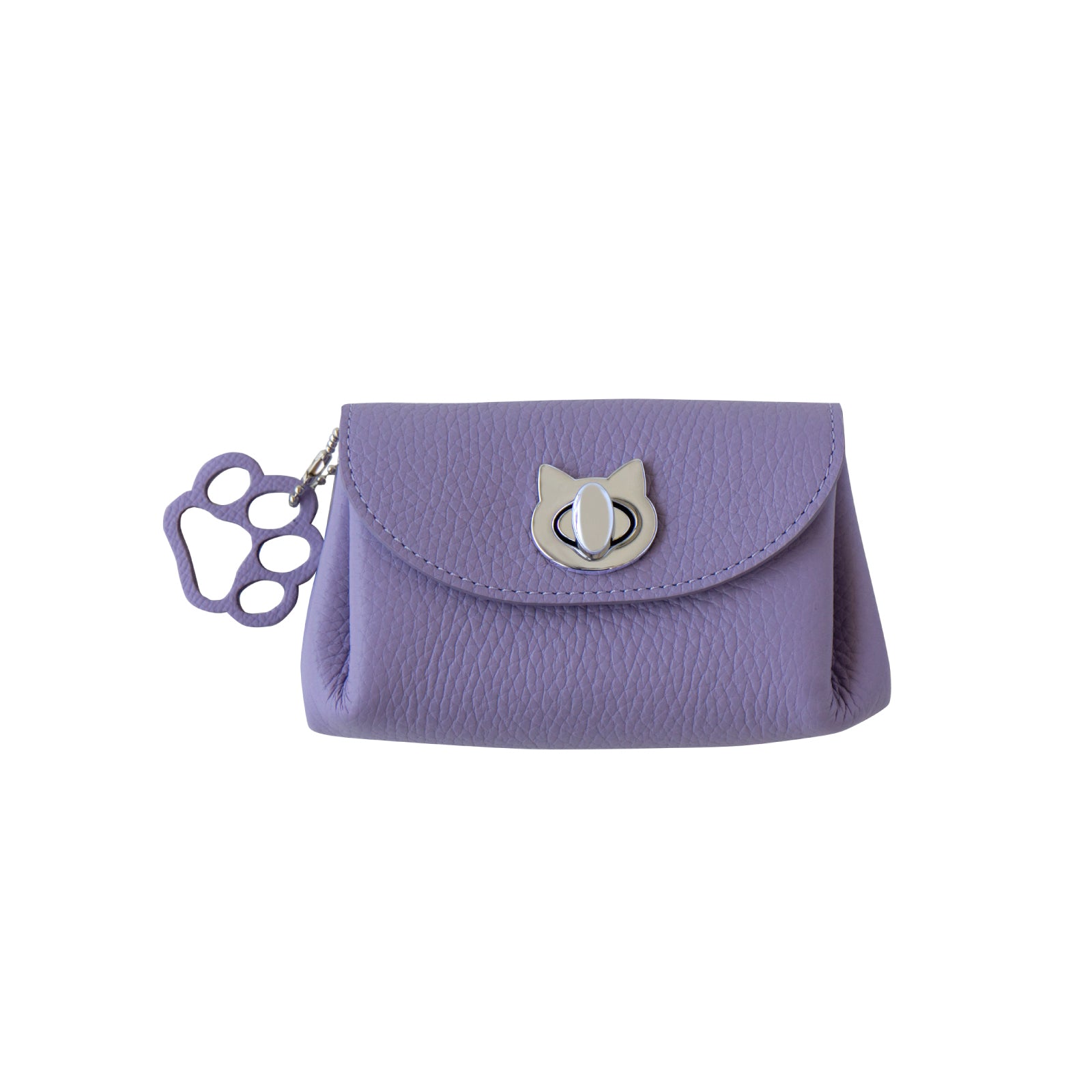 Shell Pouch CAT Cuir Mache / Lavender
