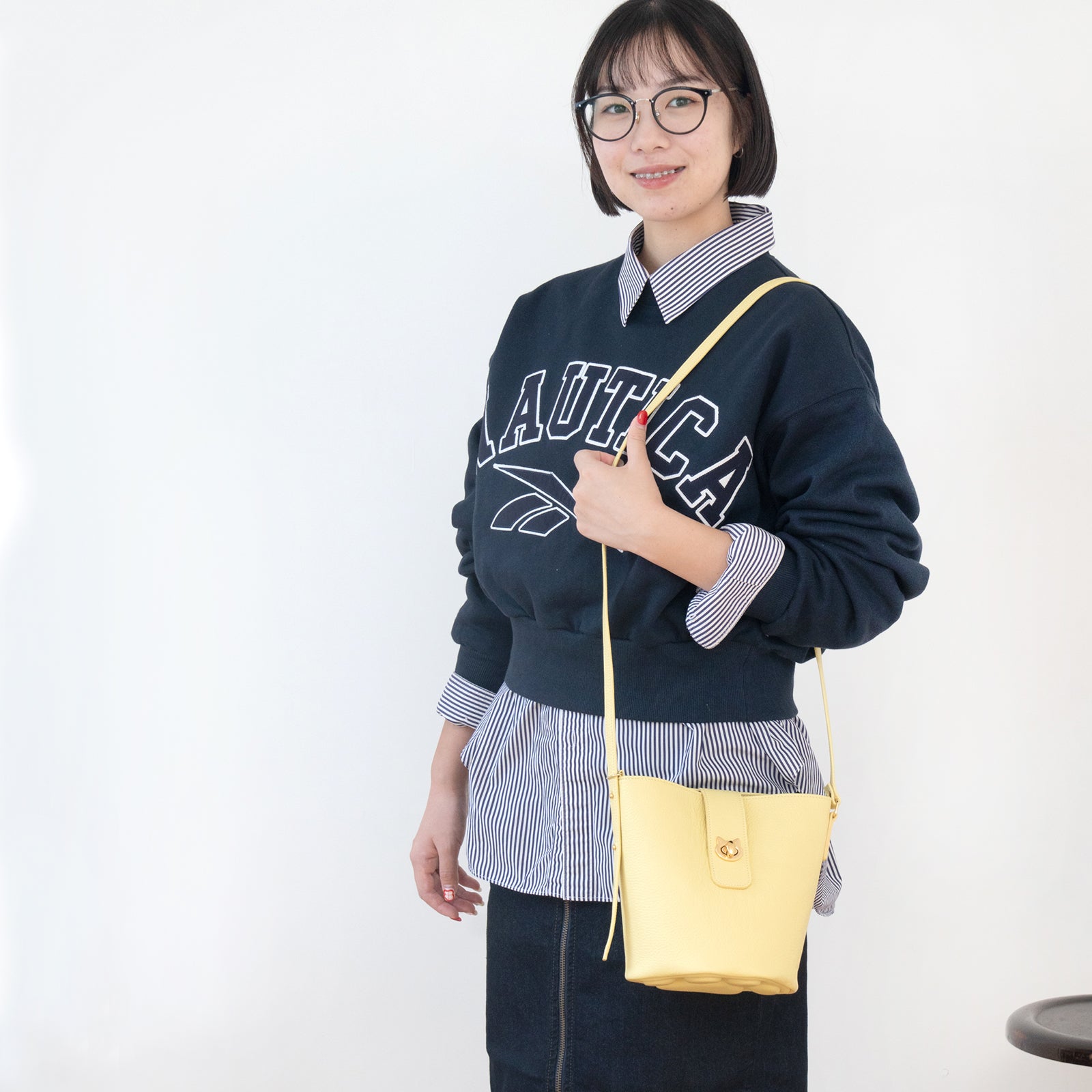 【3/20(金)20:00~ 数量限定】【さくらねこの日特別SET】ショルダーバッグ PAW (パウ) さくらねこチャームSET / ジョーヌプッサン