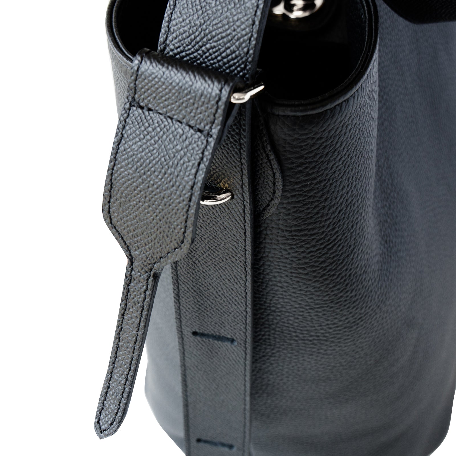 PAW Cuir Mache 3-Way Bag in Black with Silver Hardware