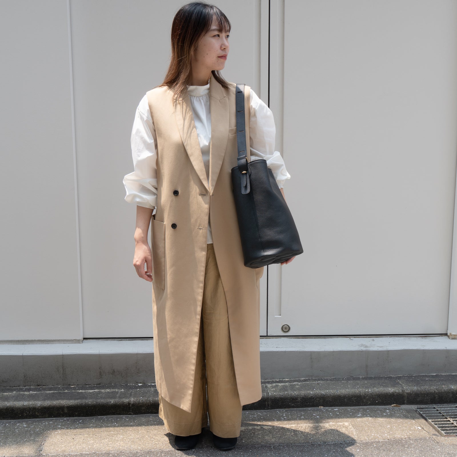 PAW Cuir Mache 3-Way Bag in Black with Silver Hardware