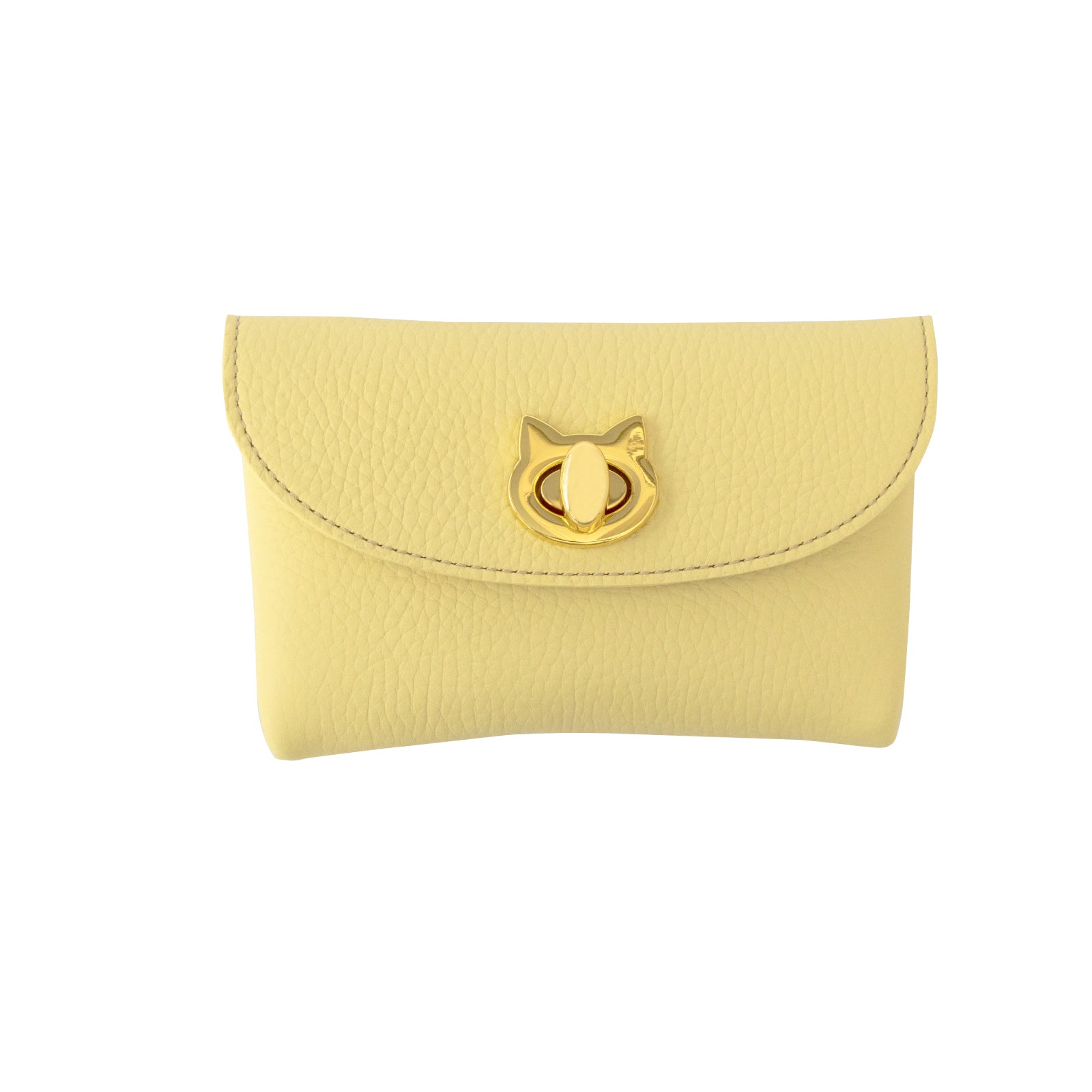 Flap Wallet - Frounya Medium Sakura Neko Charm SET / Jaune Poussin