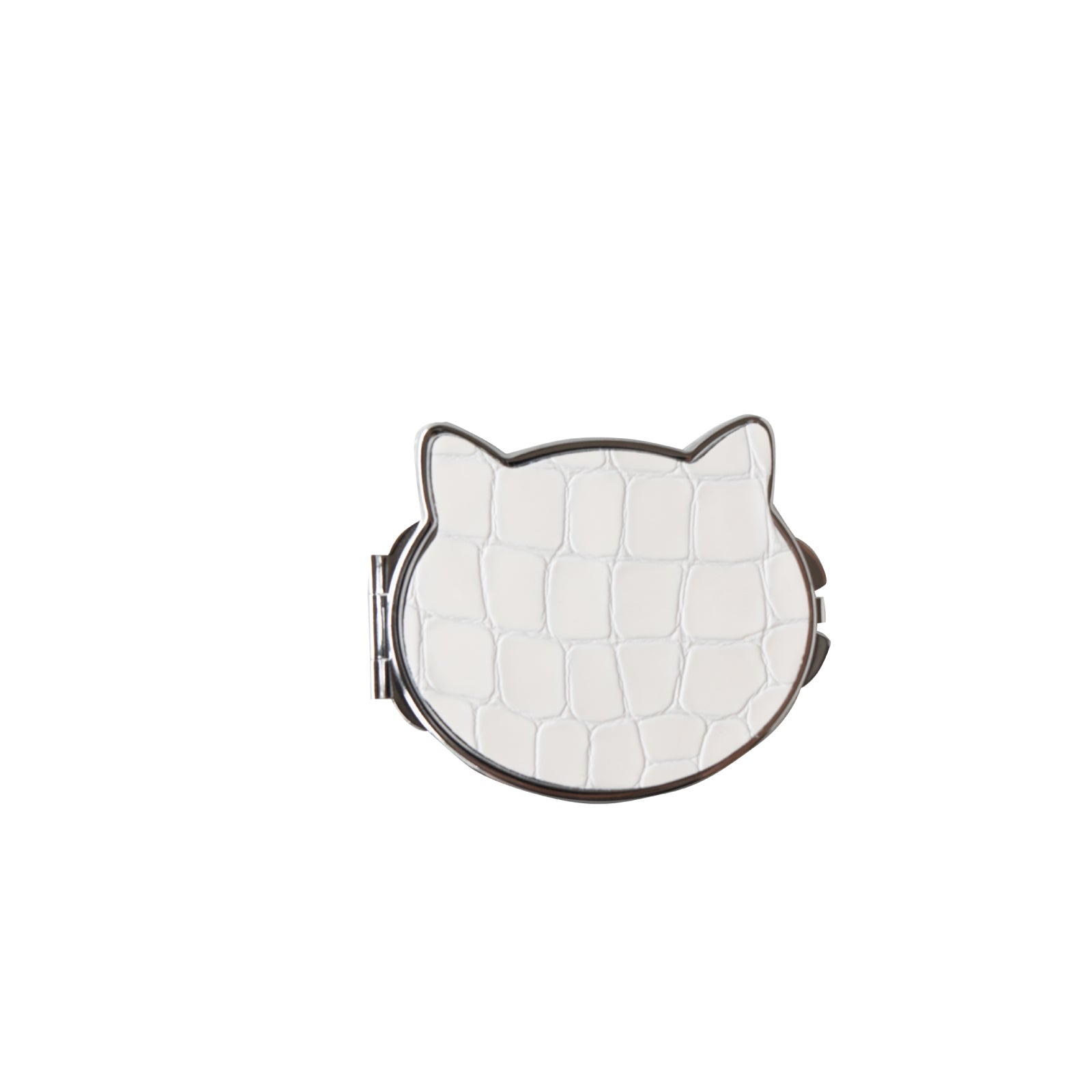 Nyanpakuto Mirror Chromel Leather / Pure White