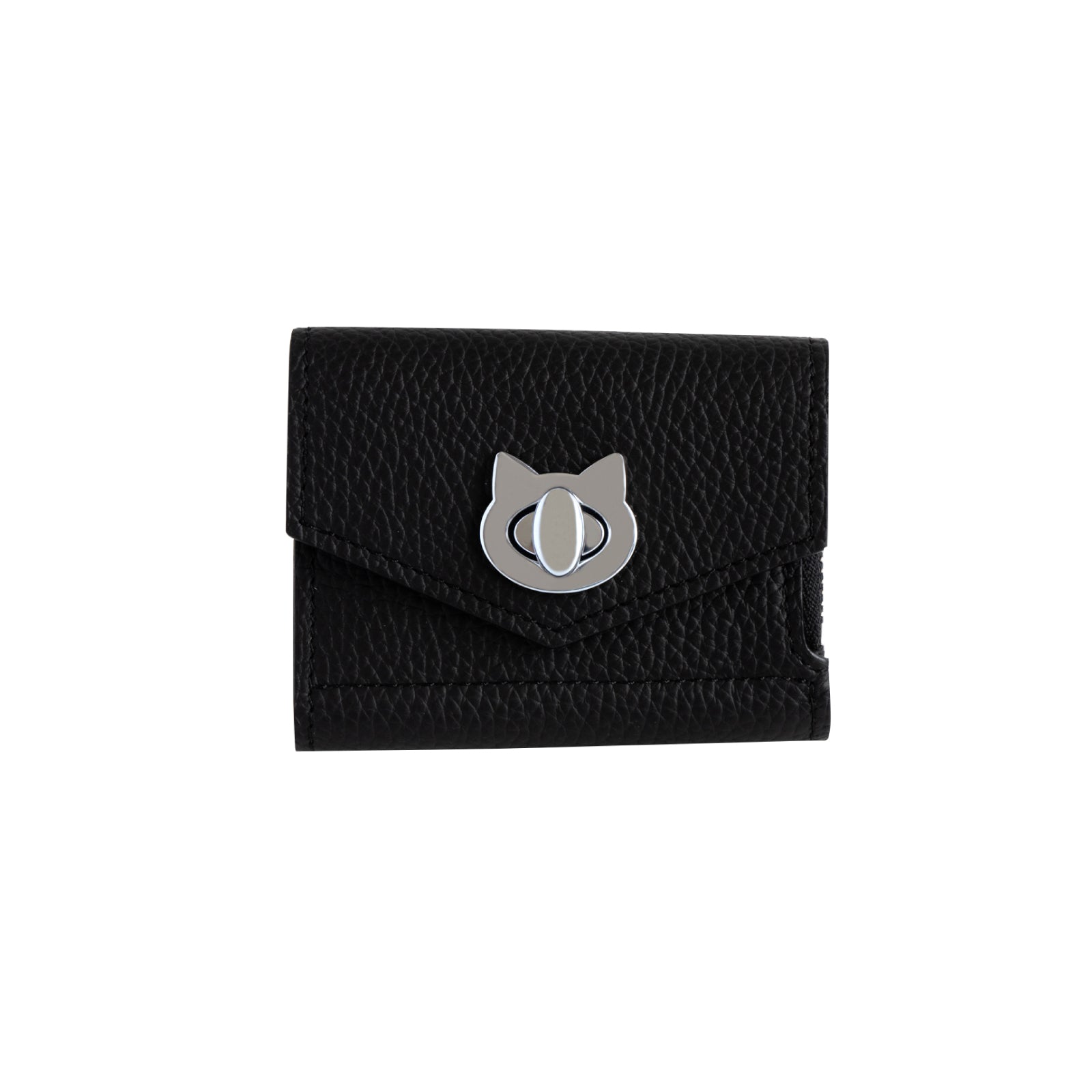 Handy Wallet Nyapera Cuir Mache / Black