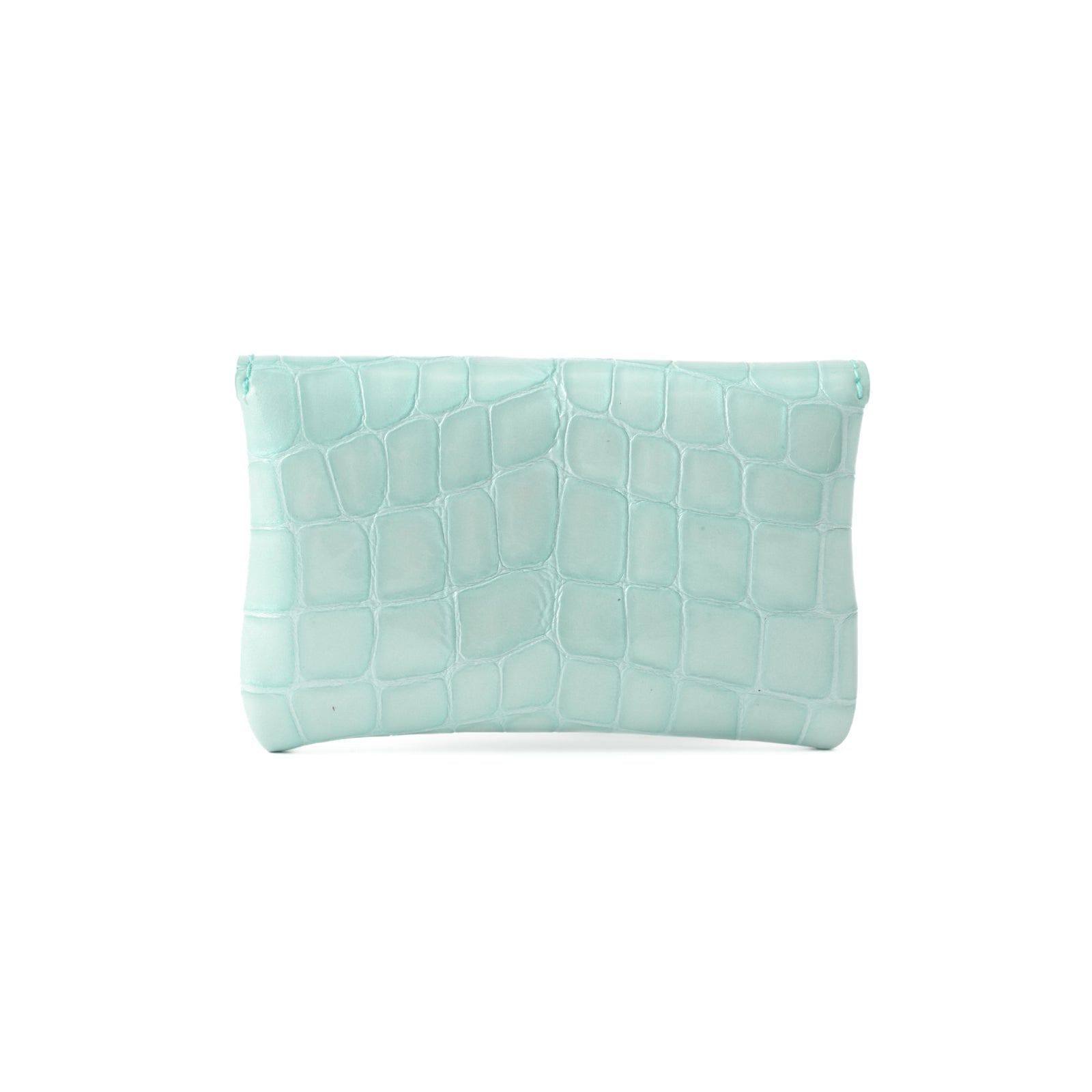 Leather flap mini wallet / Cromel