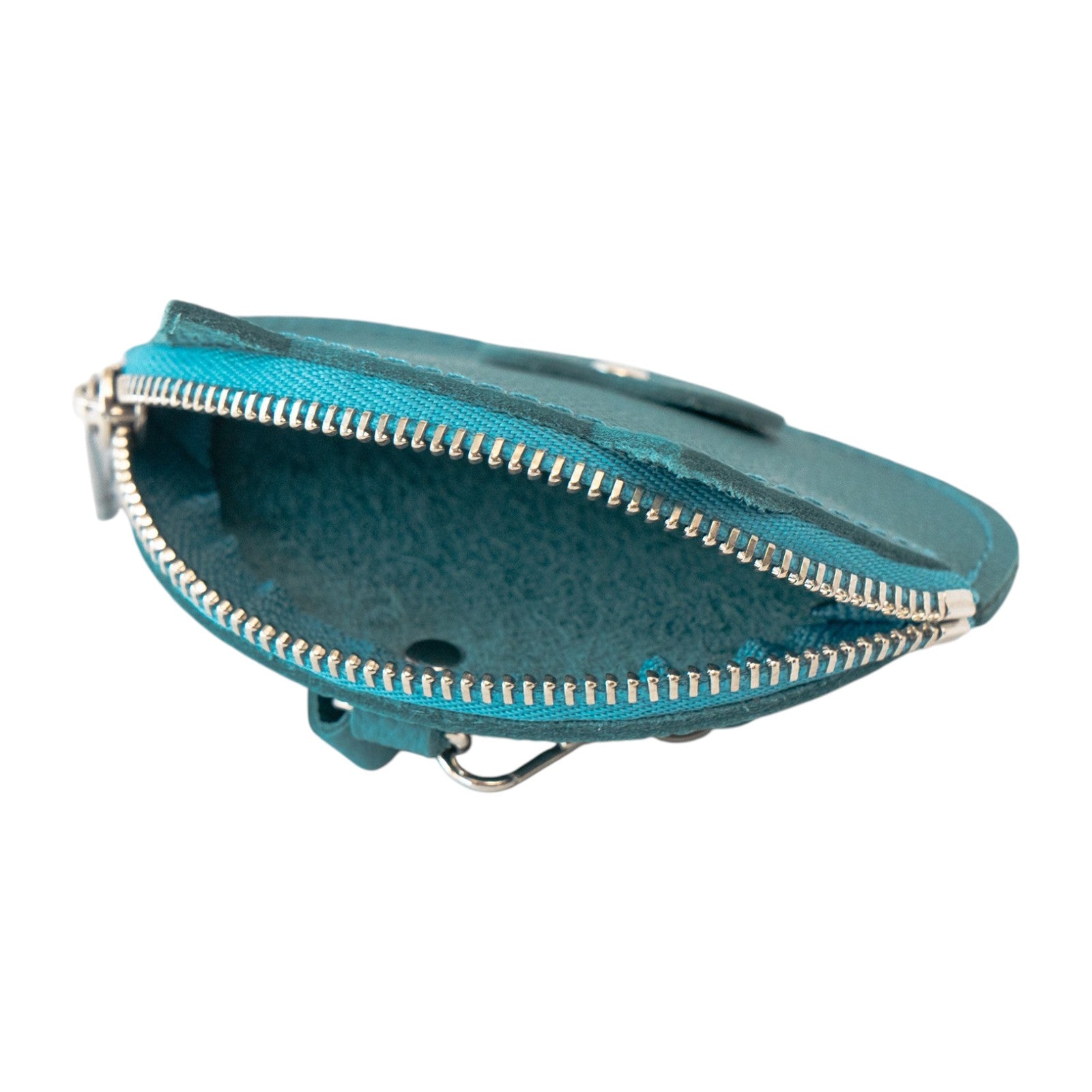 Nyan Face Coin Purse, Veau Epsom / Blue Jean