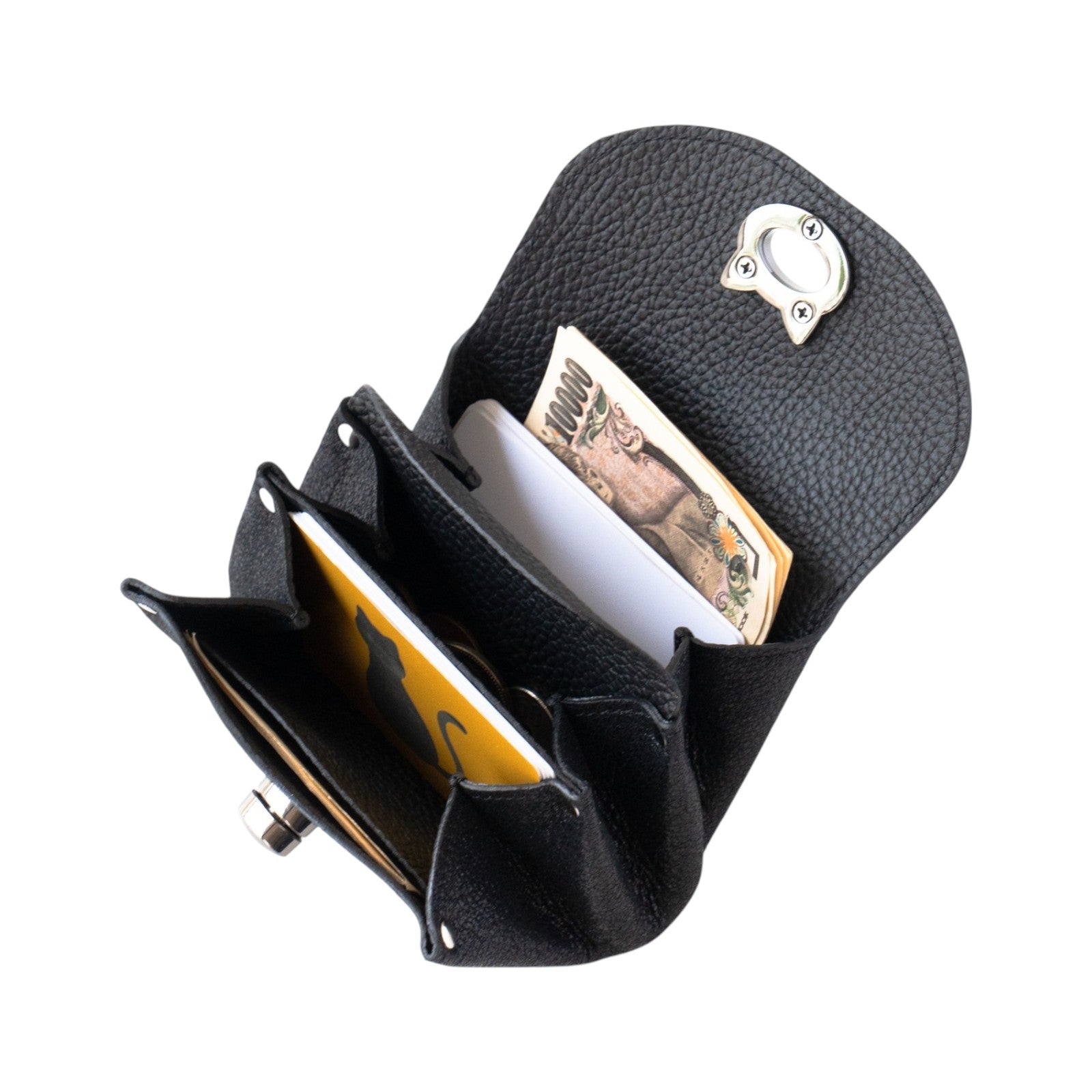 Sparkling Shell Wallet CAT / Black