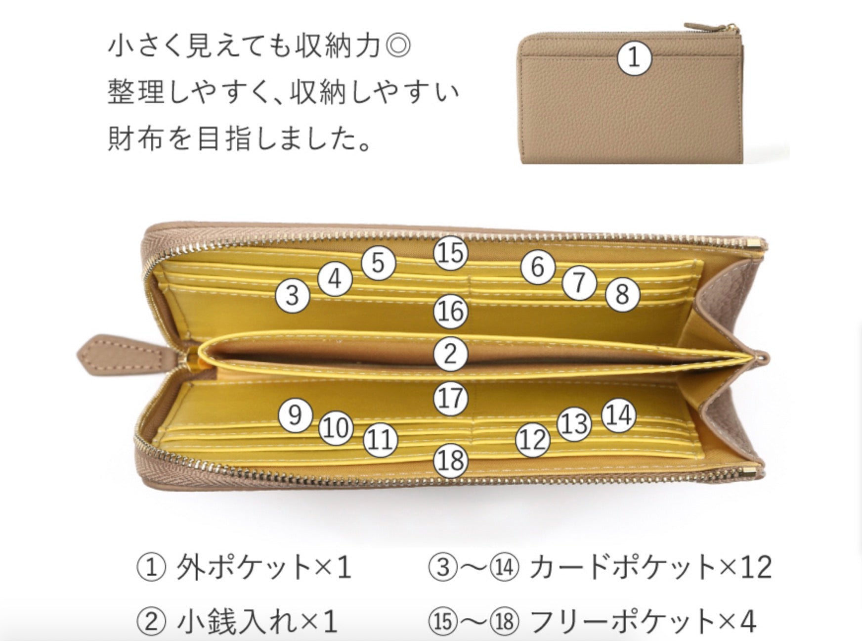 【K様オーダー】オーダーL字ファスナー長財布