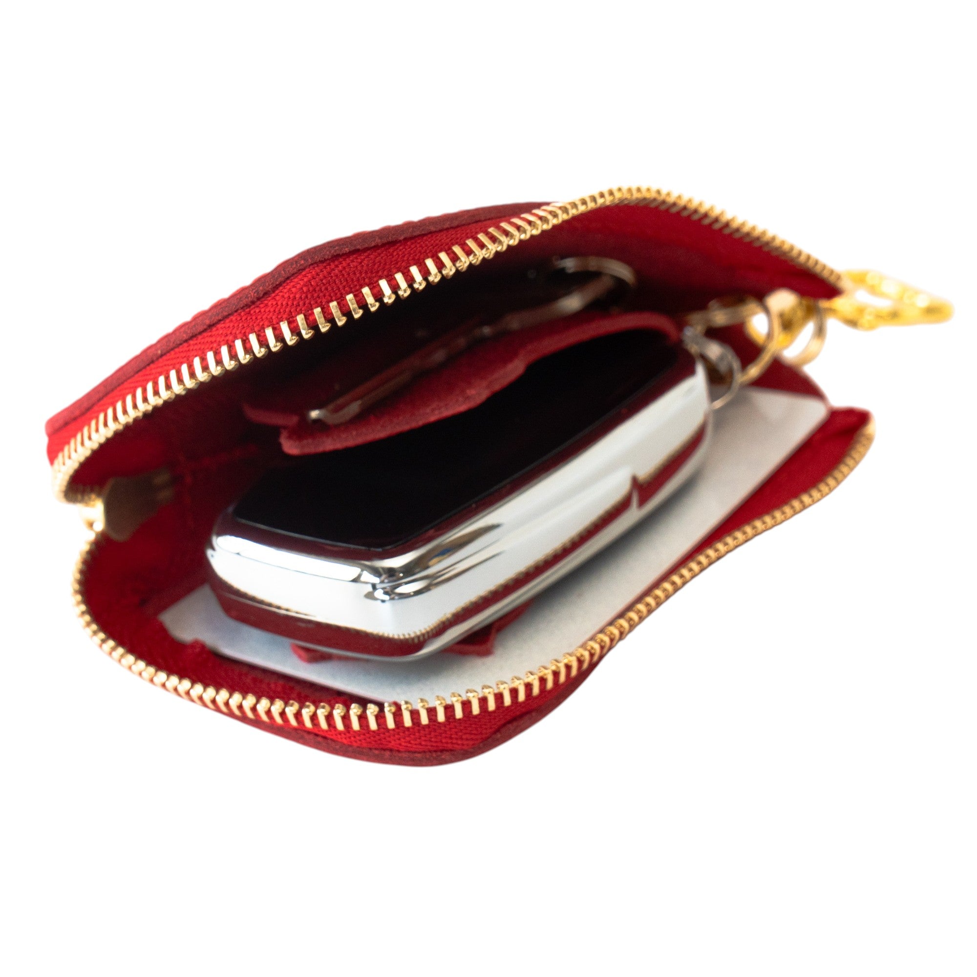 Smart Key Case, Veau Epsom / Rouge