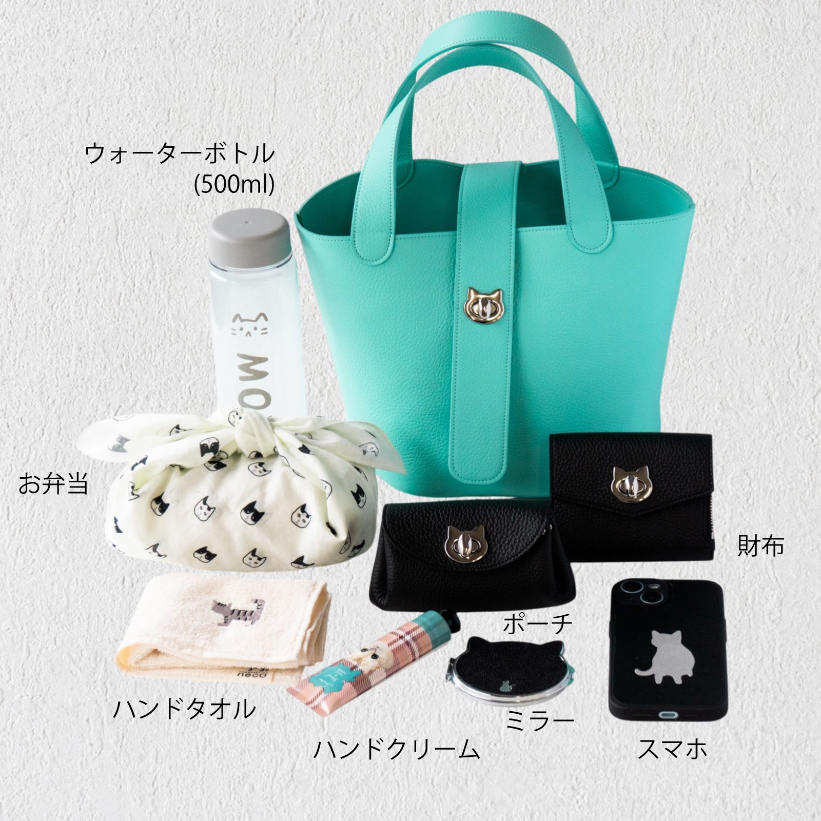 【数量限定】バゲットバッグ PAW (パウ) キュイール・マッシュ / ティファニーブルー