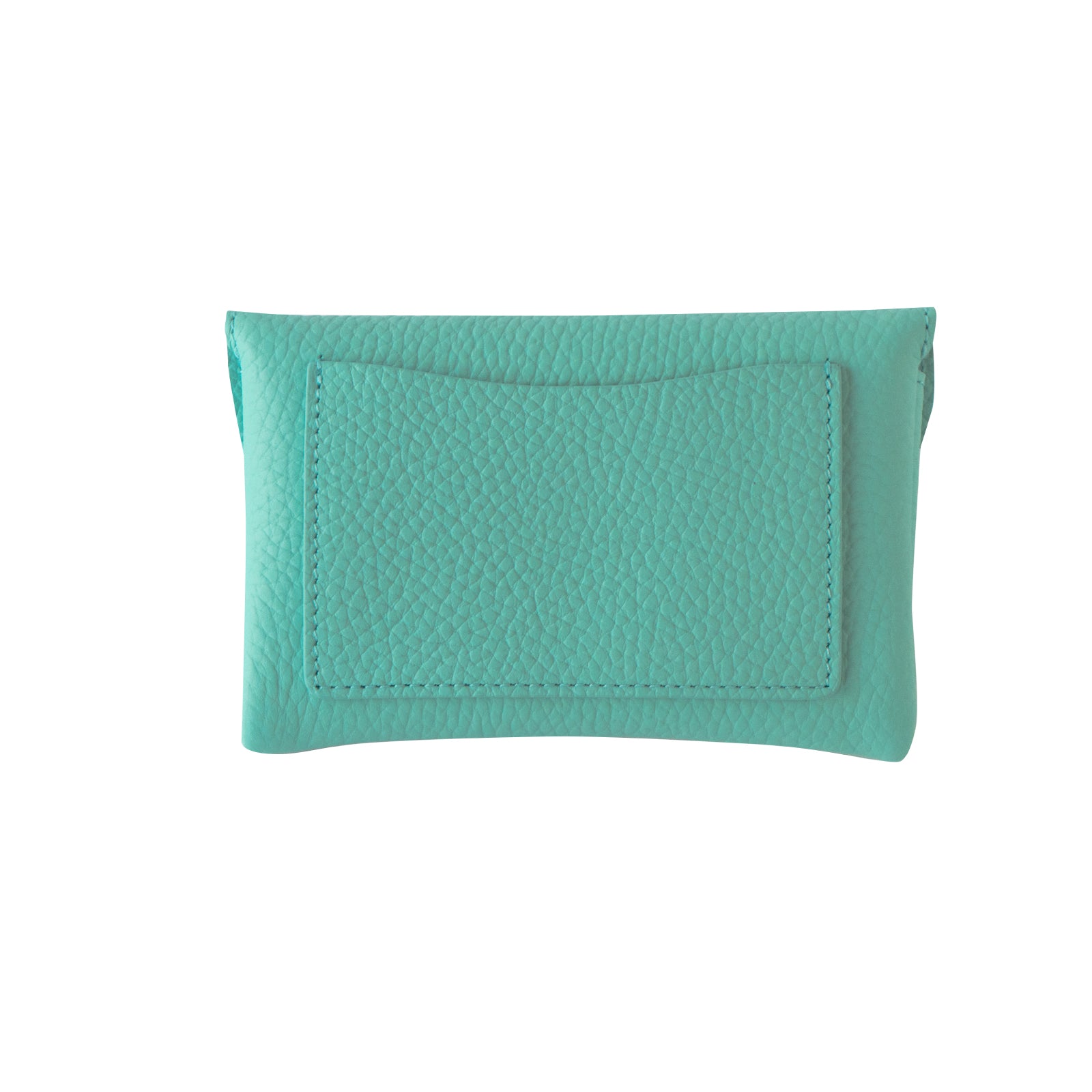 Flap Wallet Fleunie Medium Cuir Mash / Bleu Dragée