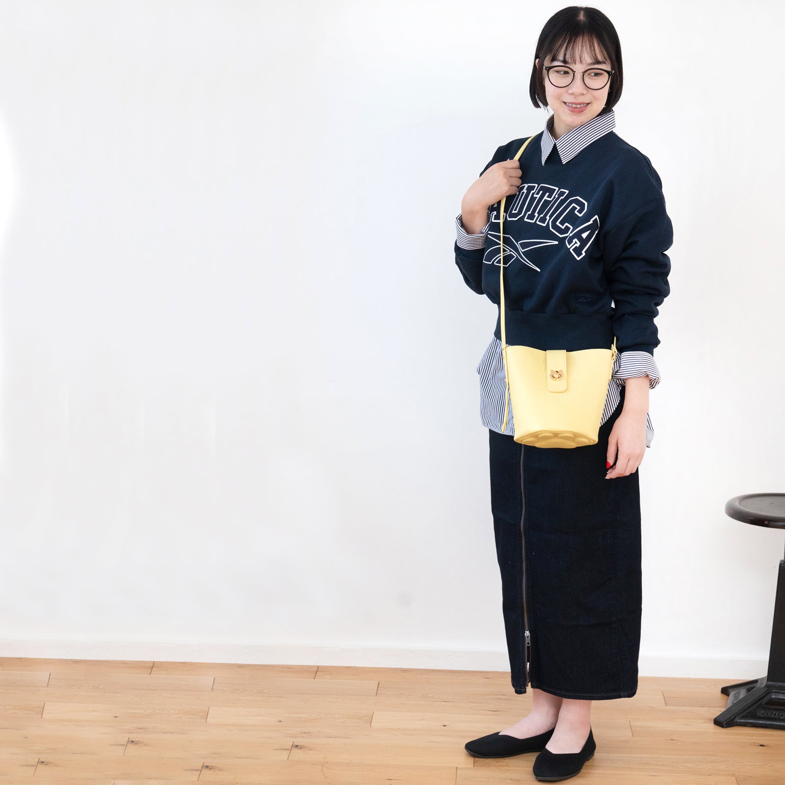 【3/20(金)20:00~ 数量限定】【さくらねこの日特別SET】ショルダーバッグ PAW (パウ) さくらねこチャームSET / ジョーヌプッサン