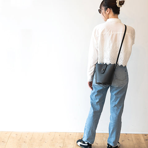 Limited-time offer: August 21st (Thu) 10:00 PM - 26 hours only. Limited-time offer: PAW Cuir Mache Shoulder Bag in Black (Choose your hardware).
