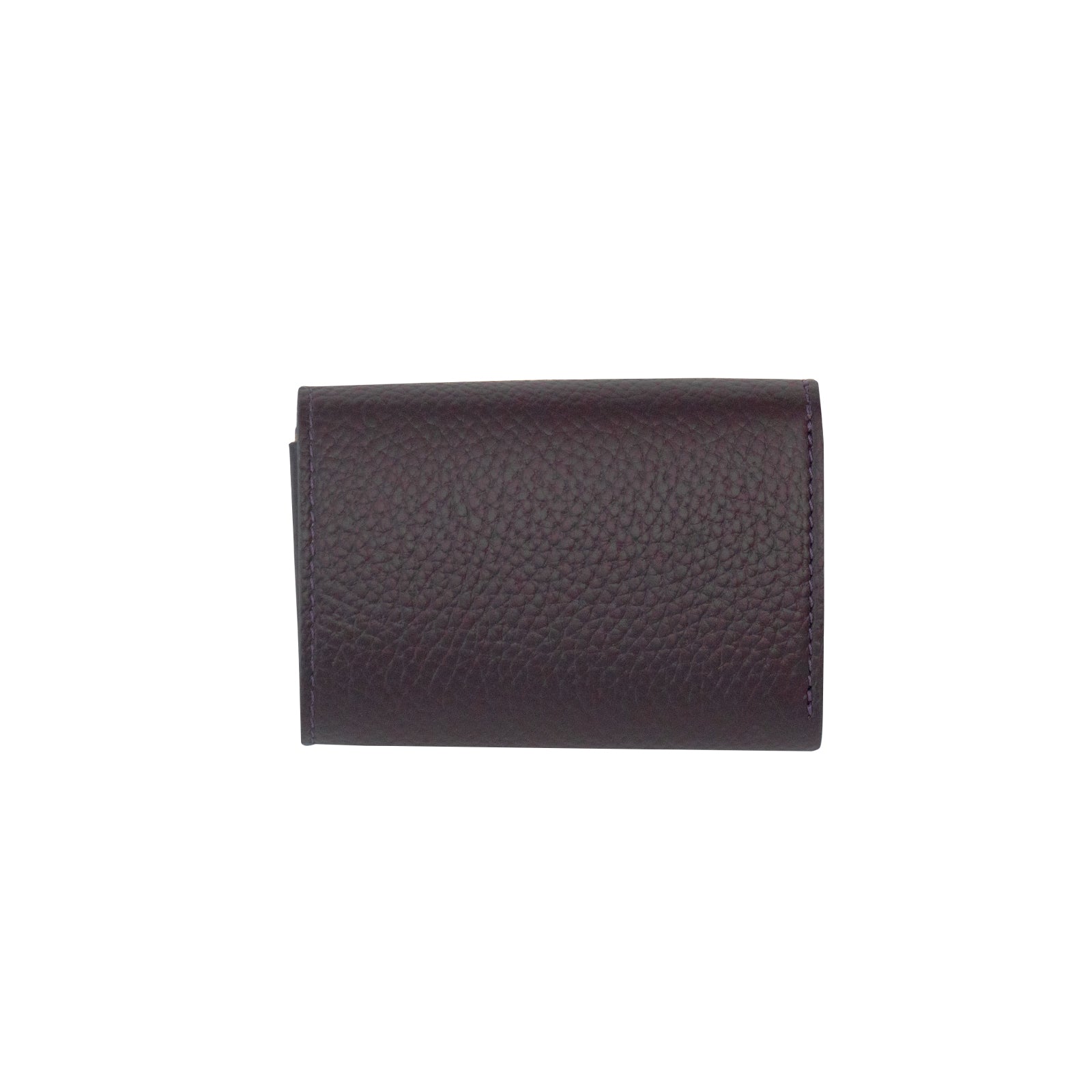 【Made to Order: Friday, July 3rd, 10:00 PM - Sunday, July 5th】PAW Plate Mini Wallet - Cuir Haché / Raisin