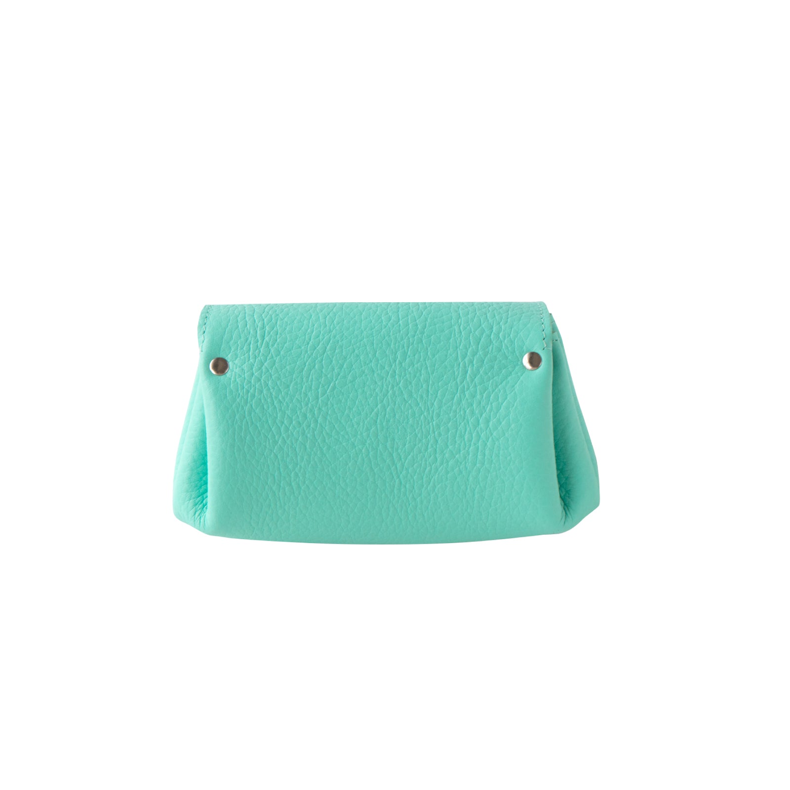 Shell pouch CAT Taurillon Clemence / Tiffany Blue