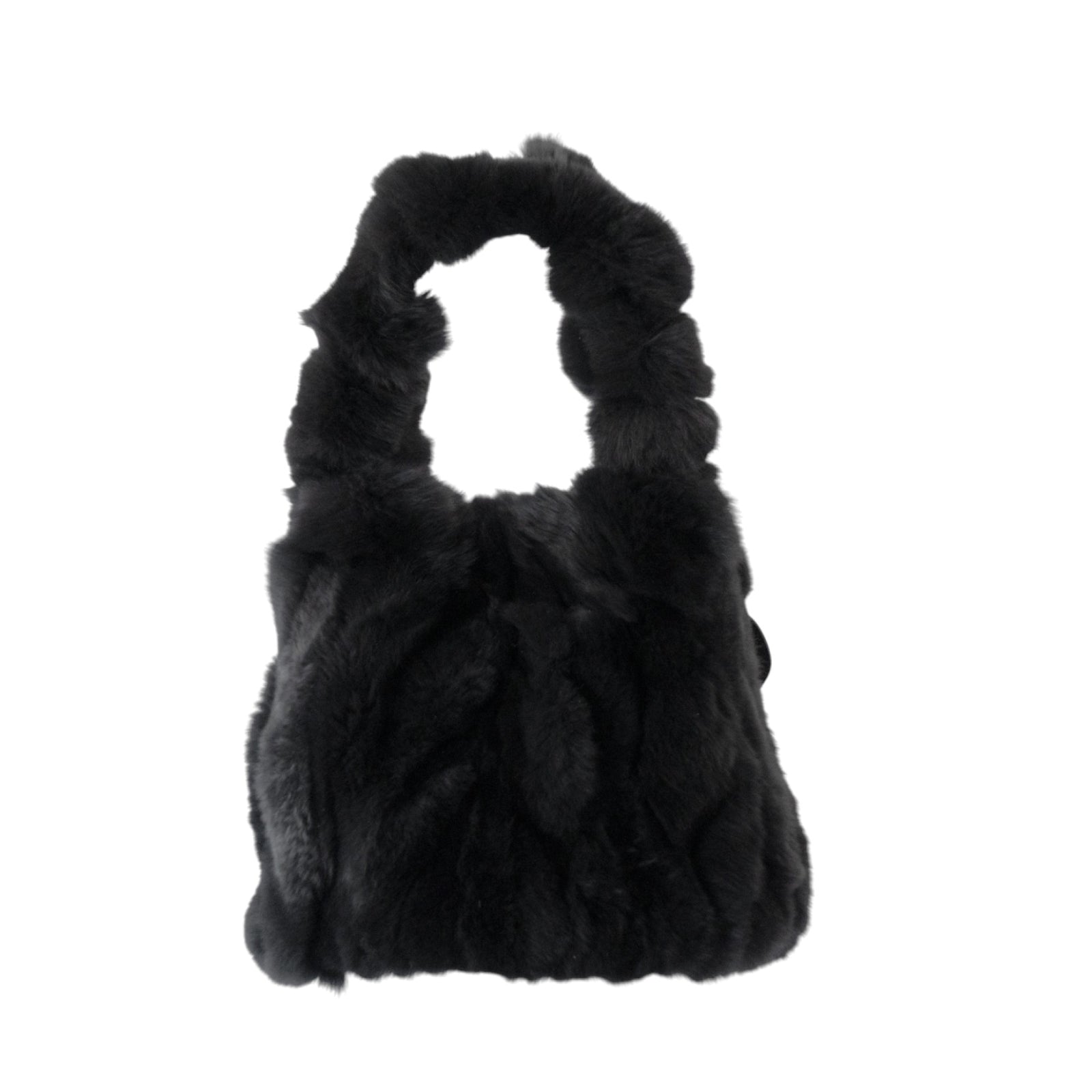 【11/21(金)22:00~ 26時間限定販売】【数量限定】 ワンハンドルファーバッグ・PAW (パウ) / ブラック