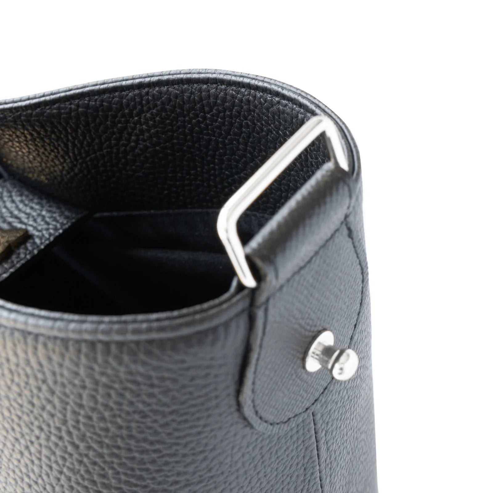 PAW Cuir Mache 3-Way Bag in Black with Silver Hardware