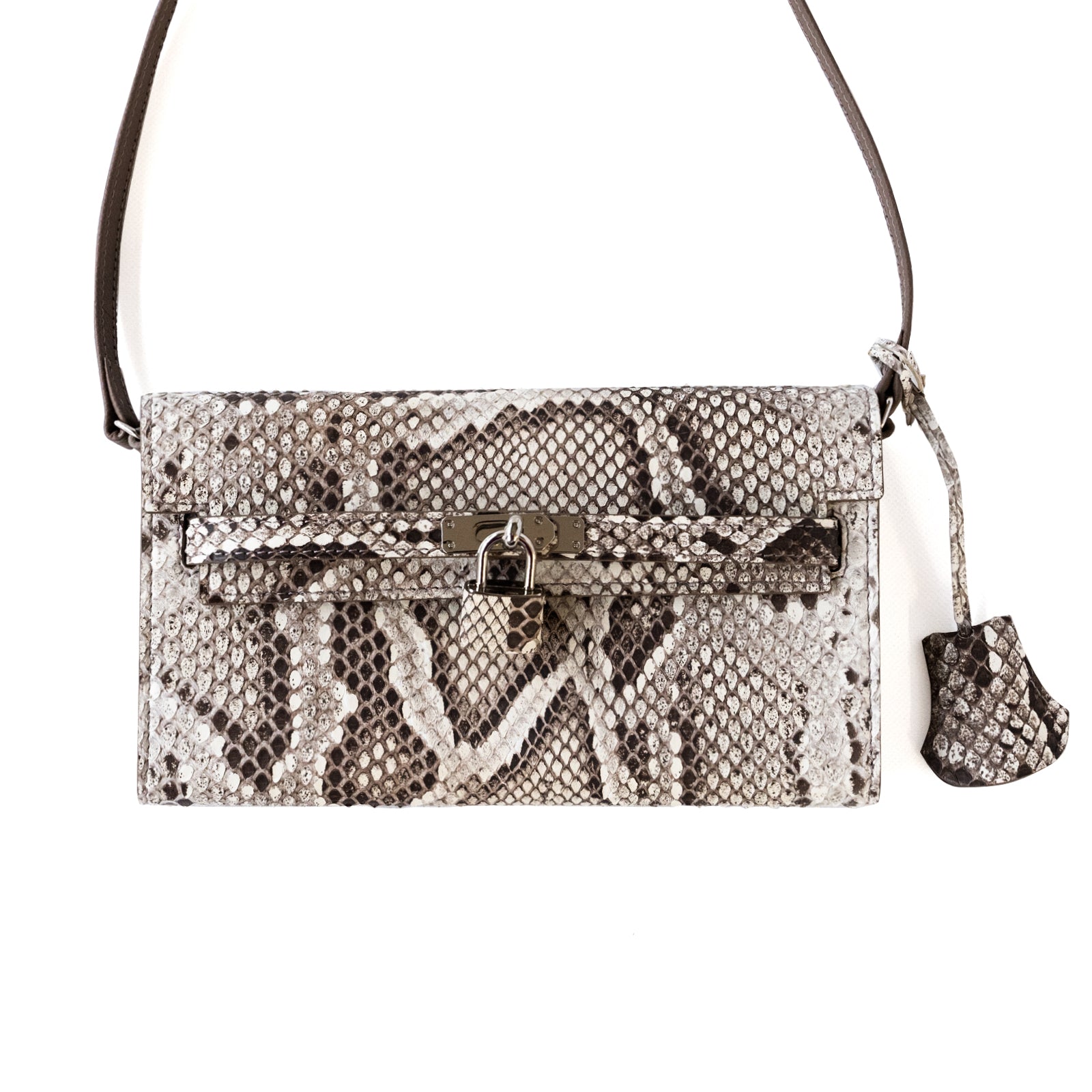 【おつとめ品セール】クロシェ ショルダーウォレット パイソン