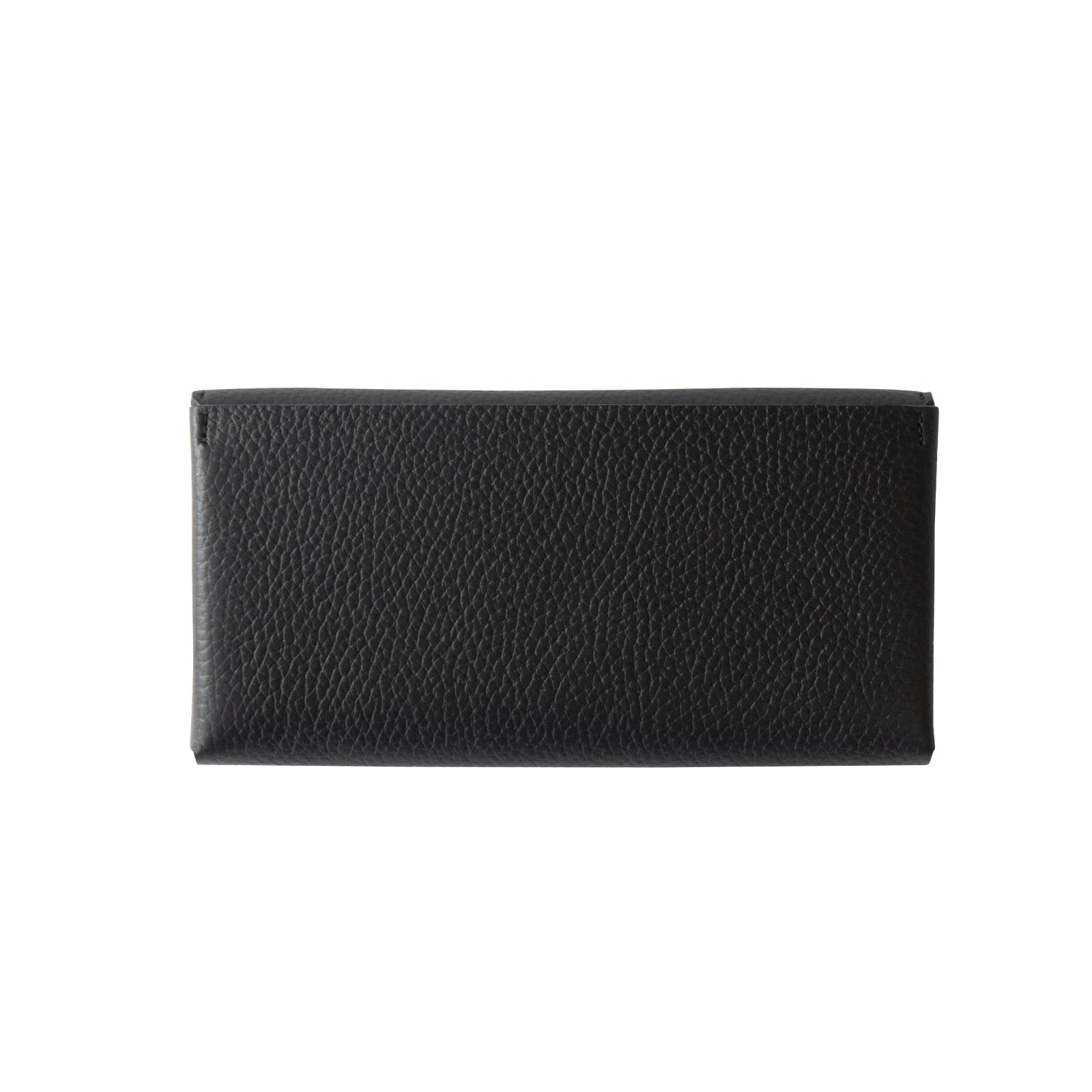 【受注販売:7/24(金)22:00~26(日)】【初回10%OFF】小さなレザーフラップ長財布・ミャウヴェル / ブラック