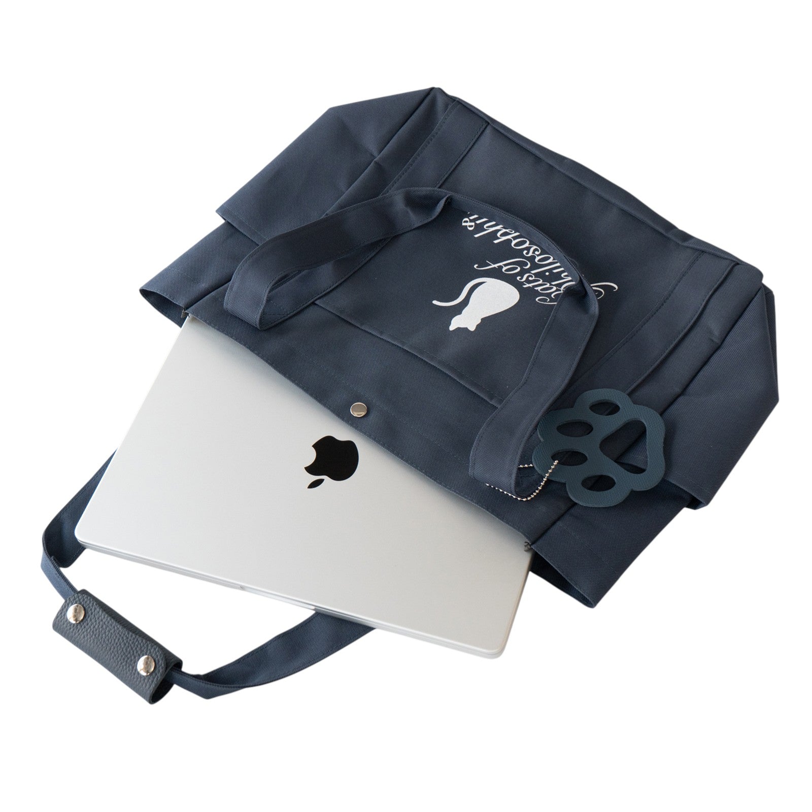 Rescue Cat Charity Logo Tote Bag / Navy