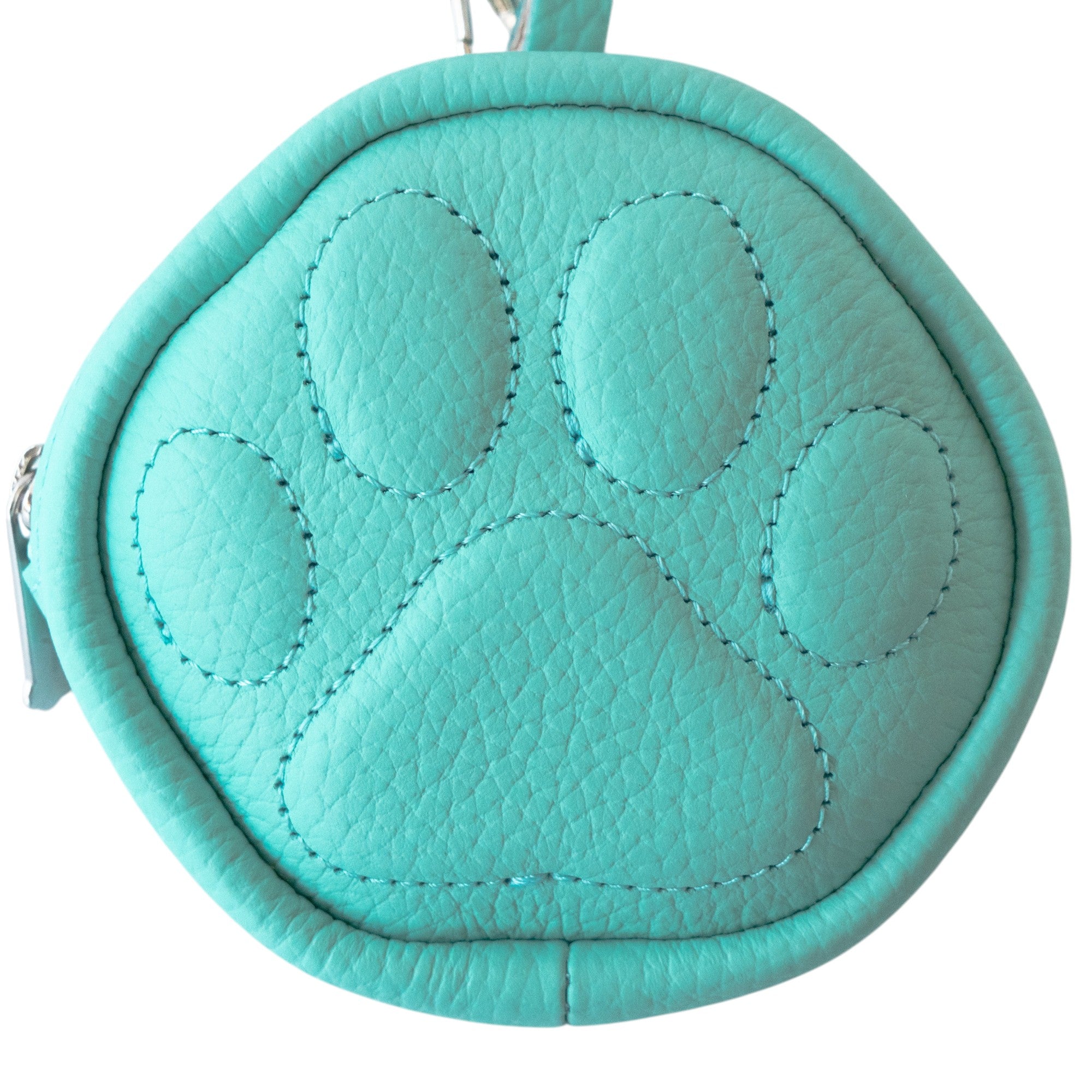 PAW Charm Pouch Cuir Mash / Bleu Dragée