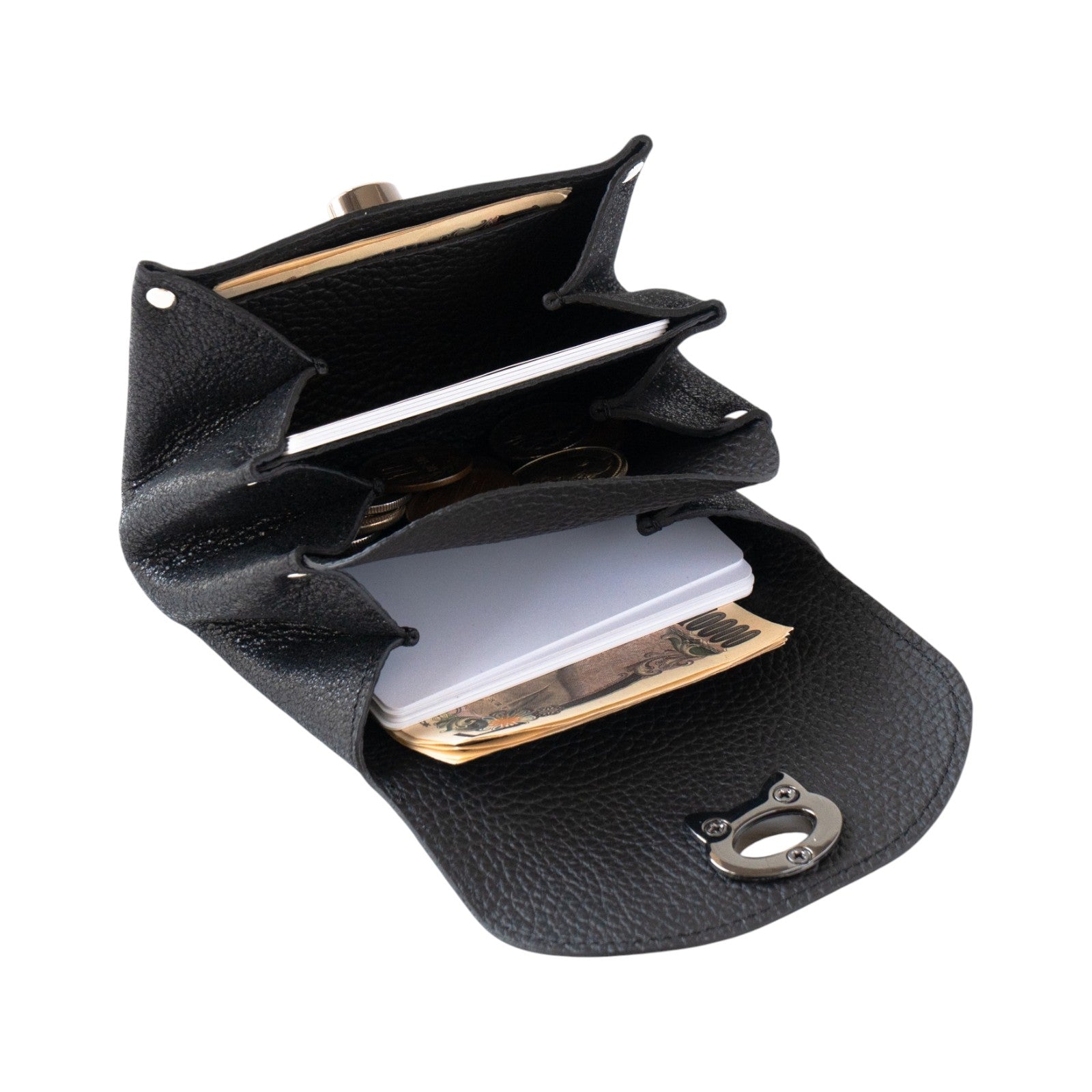 Sparkling Shell Wallet CAT / Black