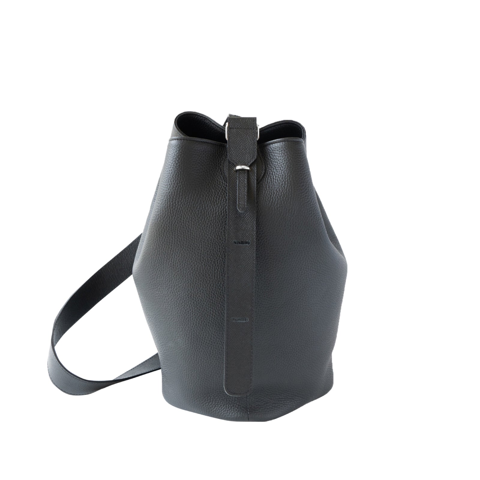 PAW Cuir Mache 3-Way Bag in Black with Silver Hardware