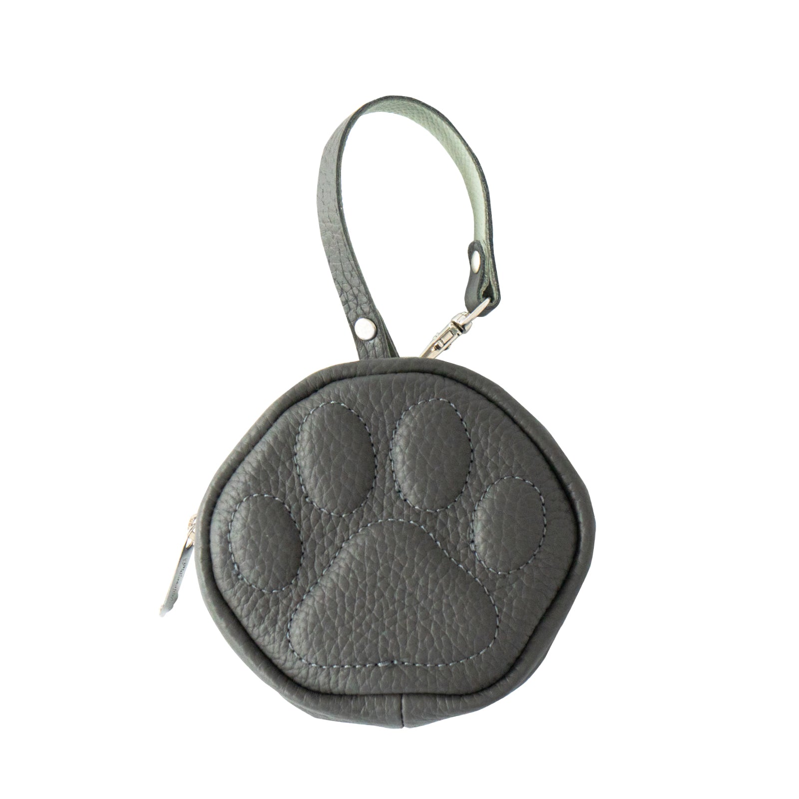 PAWチャームポーチ キュイール マッシュ / グラファイト