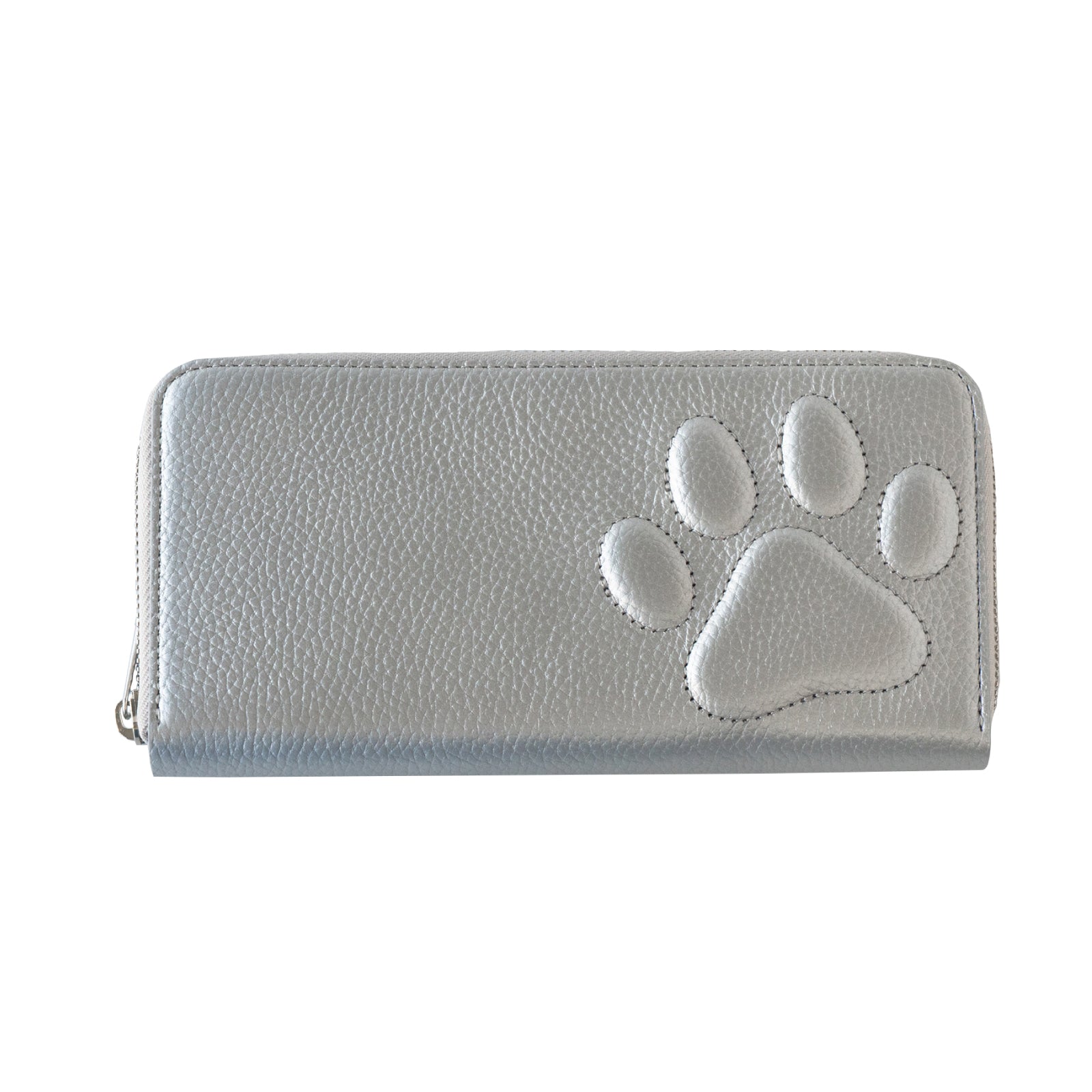 PAW Zip-Around Long Wallet Cuir mash / Silver