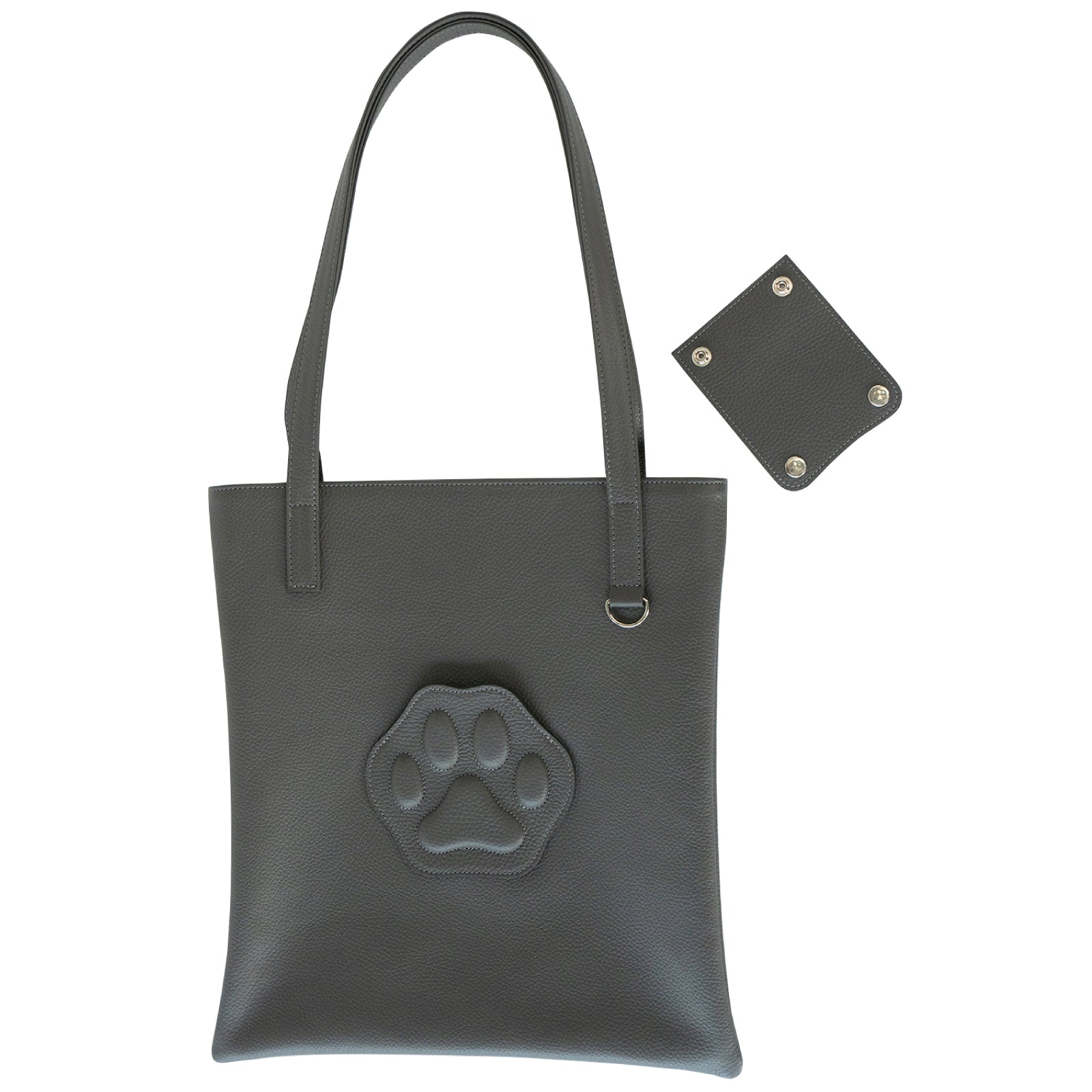 A4 Tote Bag PAW Cuir Mache / Graphite