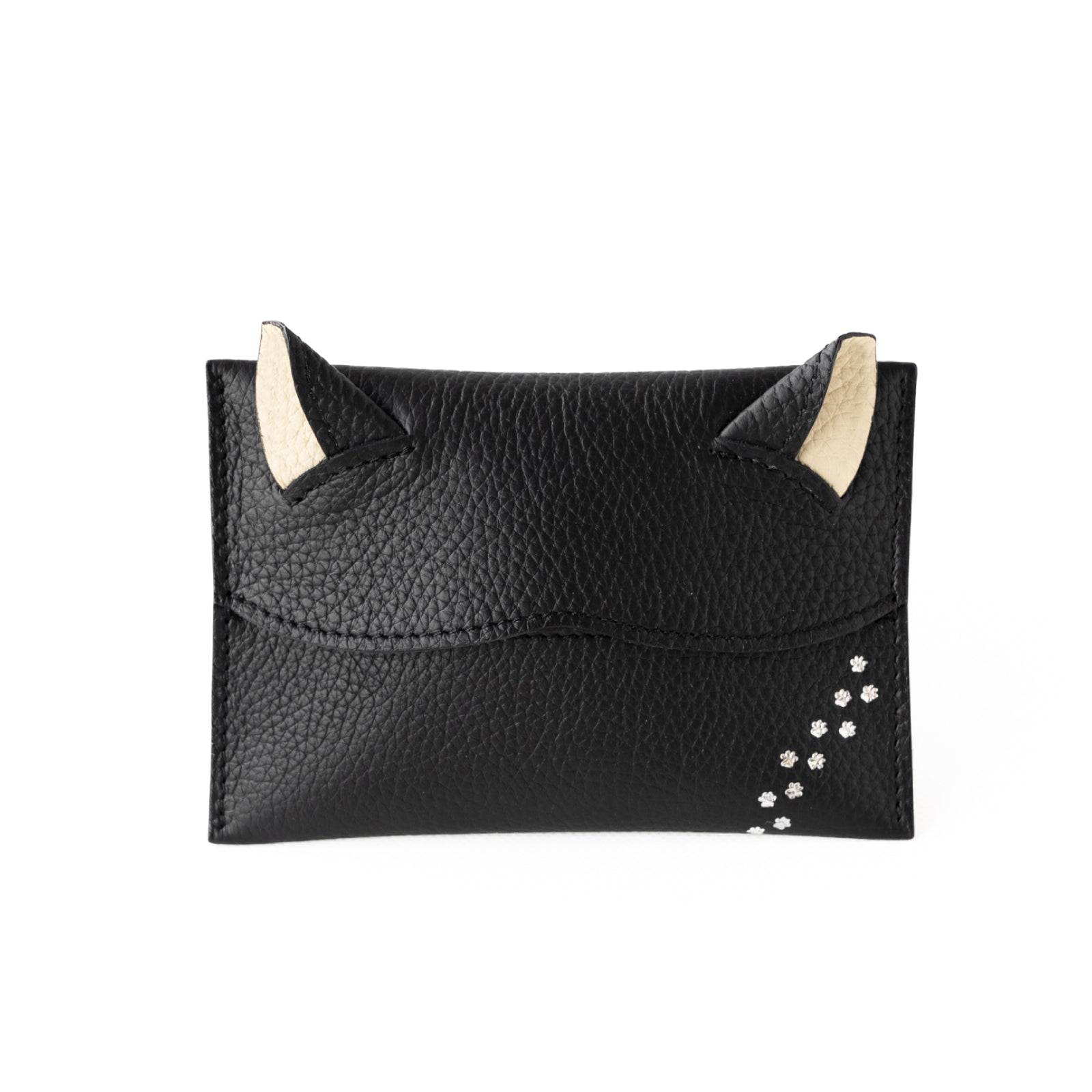 Cat Pocket Tissue Case Cuir Mash / Black