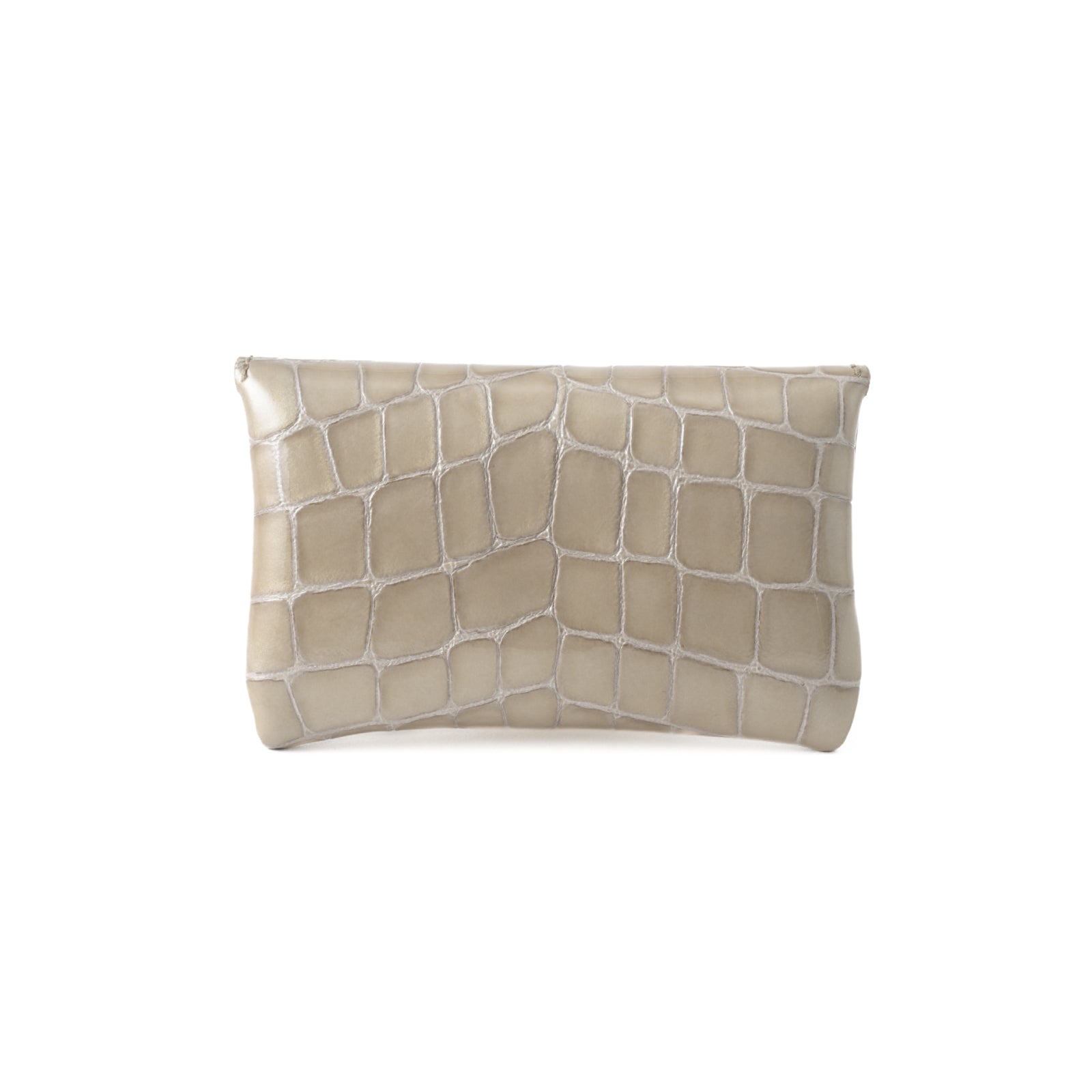 Leather flap mini wallet / Cromel