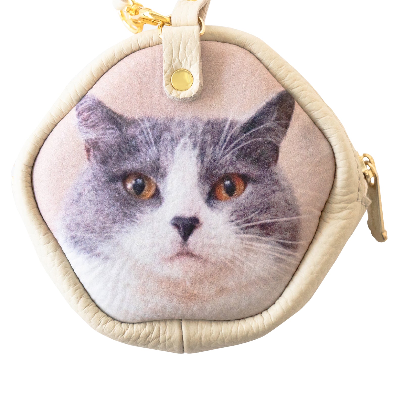 【2/21(土)22:00~23(月)23:59】【猫の日限定】PAWうちのこチャームポーチ キュイール・マッシュ / メレンゲ