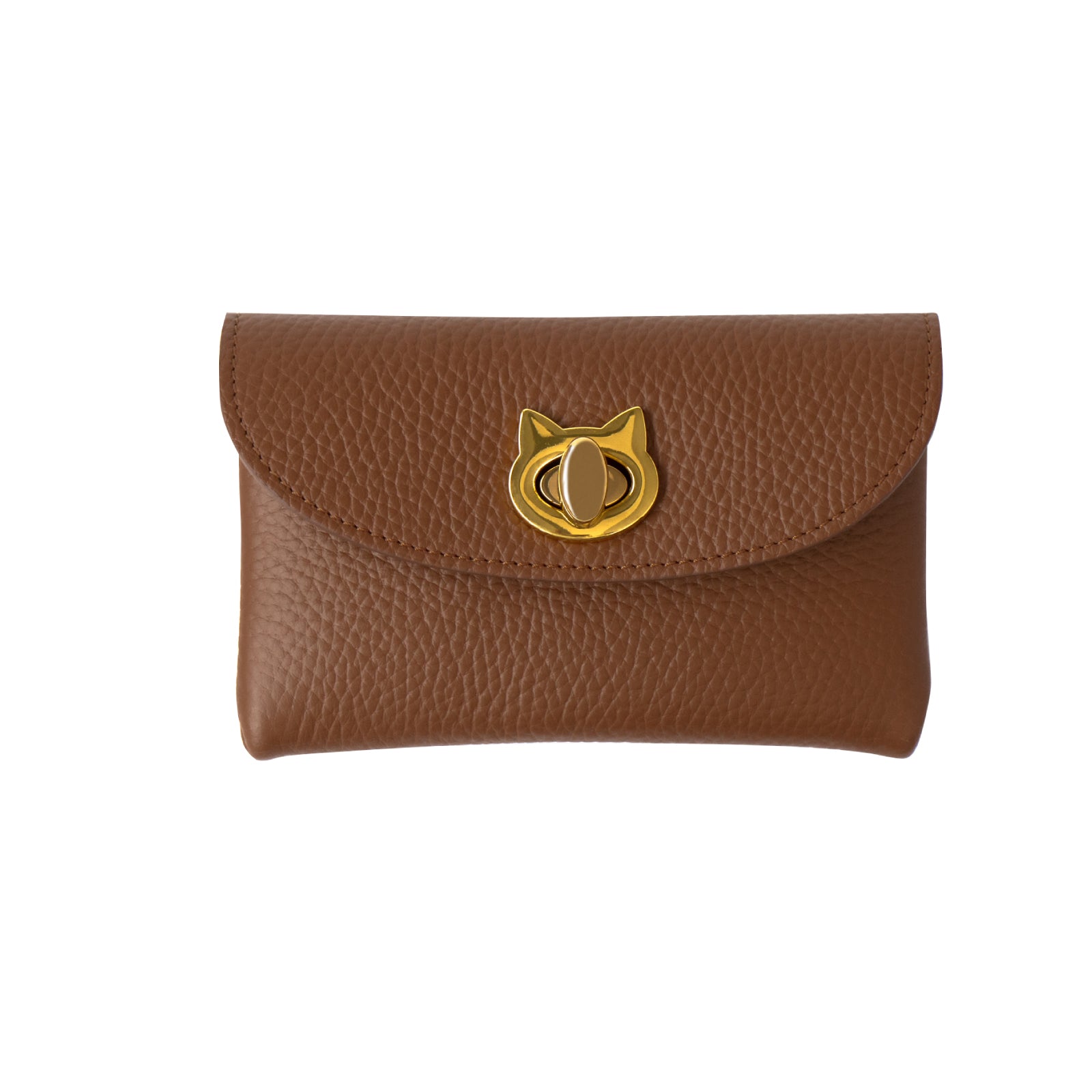 フラップウォレット・フルーニャ ミディアム キュイール・マッシュ / キャメル