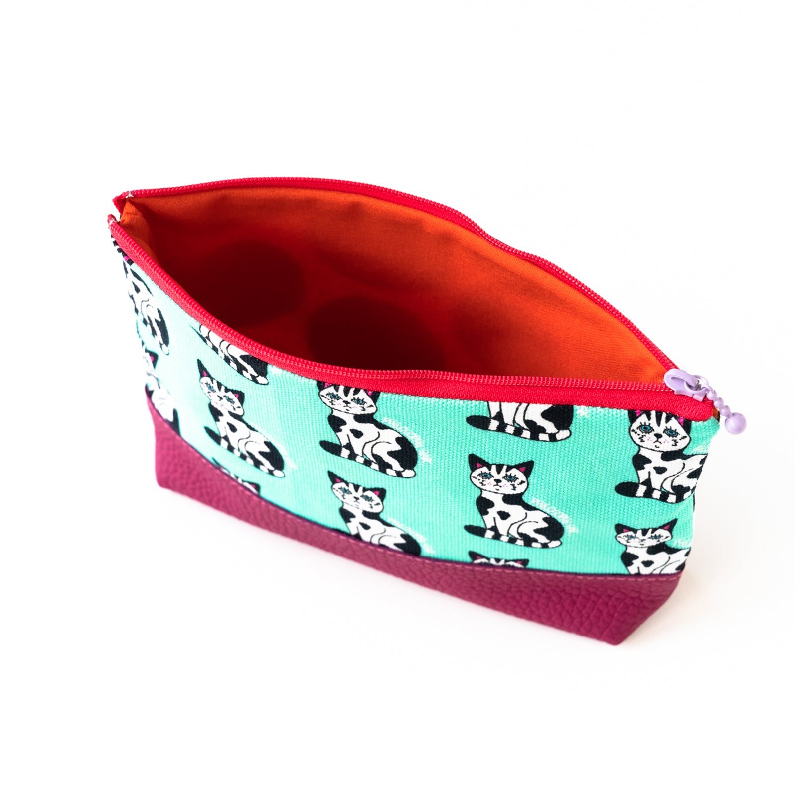 SINK. x Philosophii collaboration Ushineko pouch (with gusset)