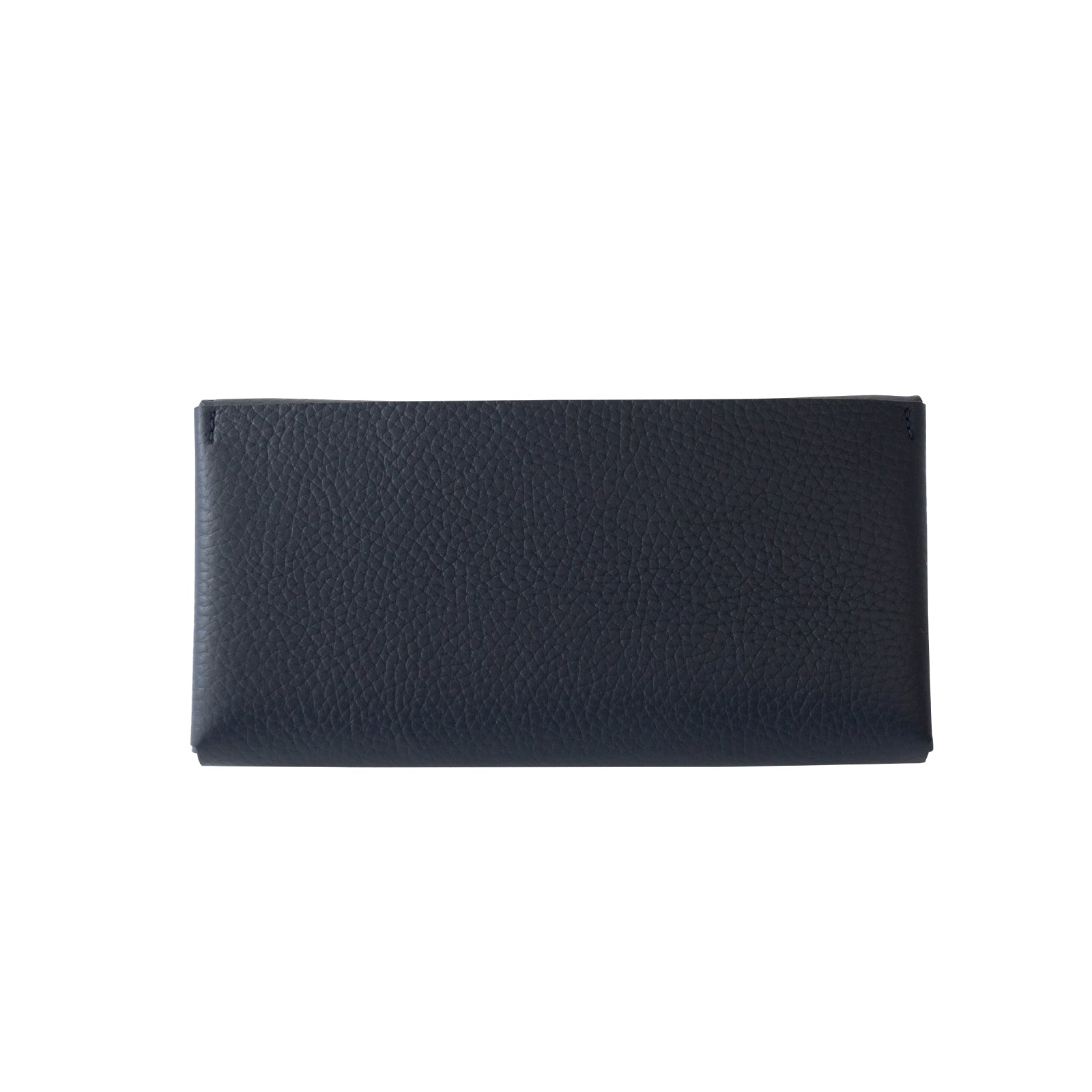 【受注販売:7/24(金)22:00~26(日)】【初回10%OFF】小さなレザーフラップ長財布・ミャウヴェル / ブルーニュイ